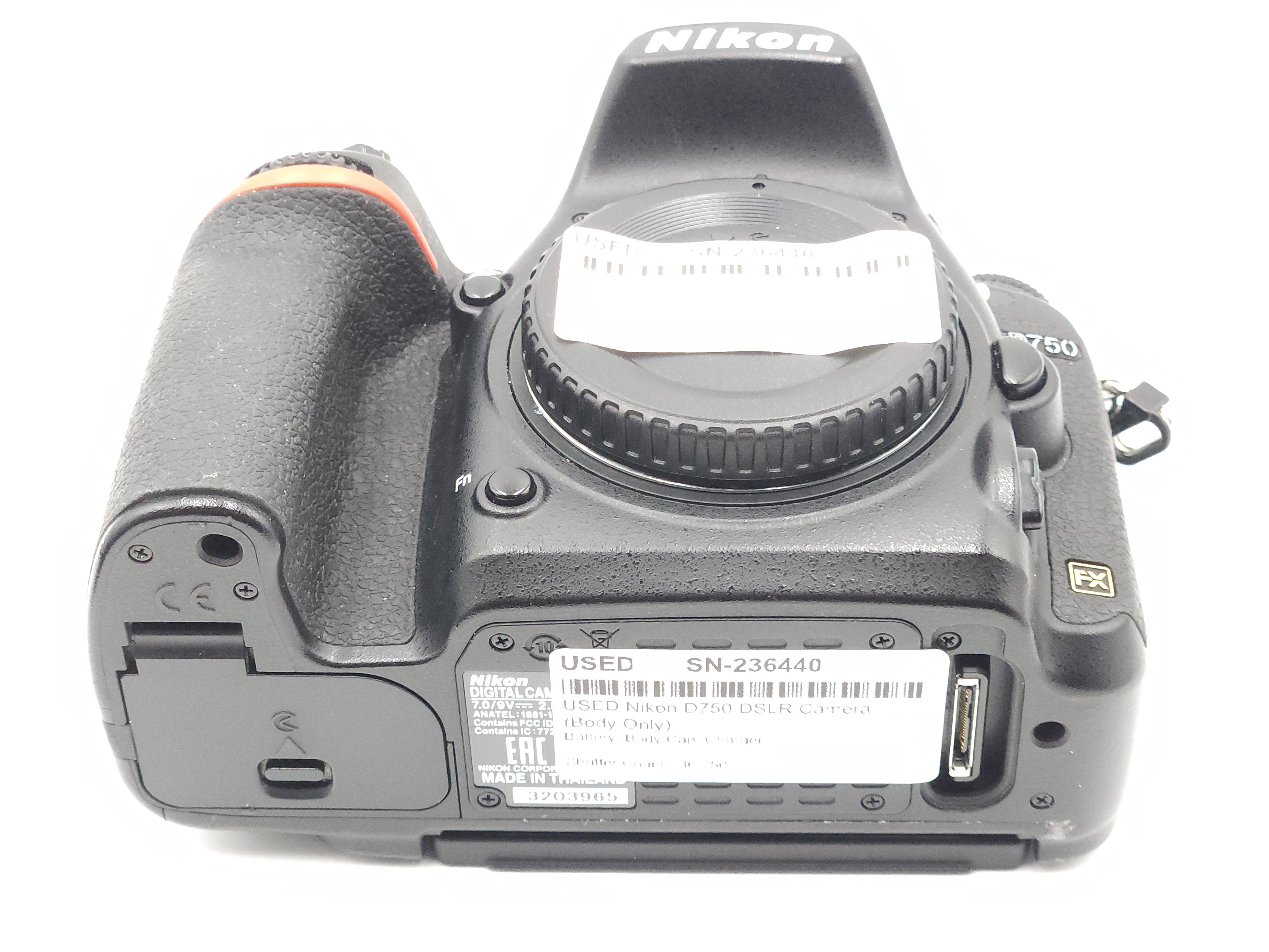 USED Nikon D750 DSLR Camera (Body Only)