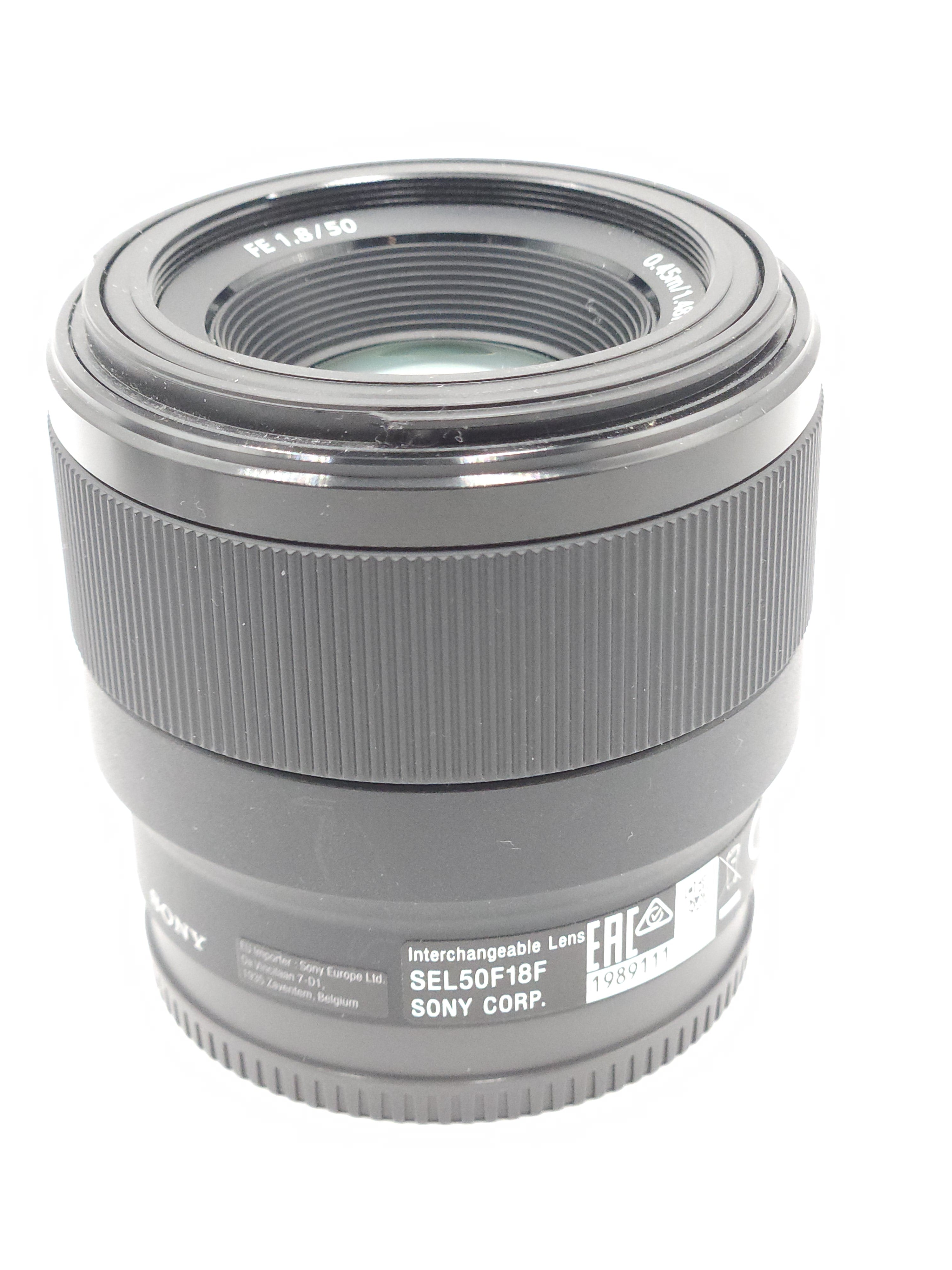 Used Sony 50mm f1.8 FE Lens