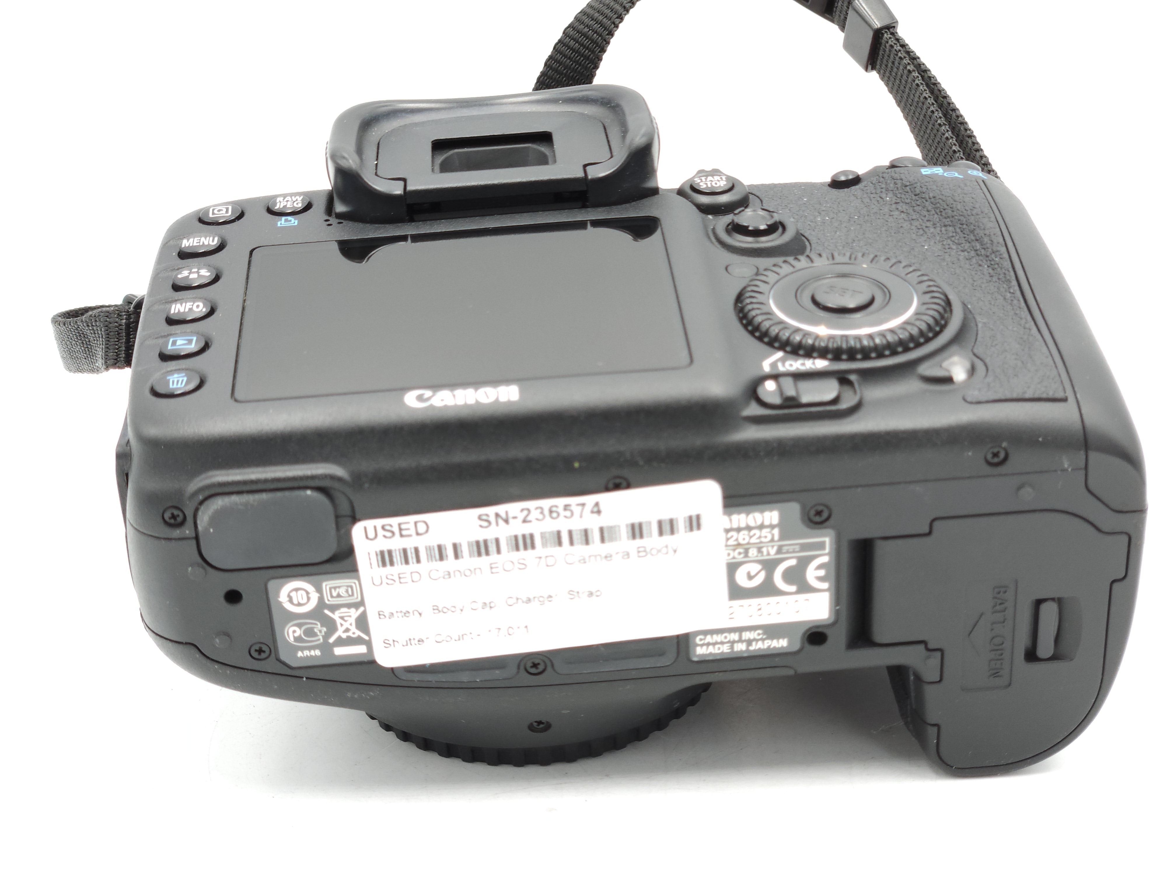 USED Canon EOS 7D Camera Body