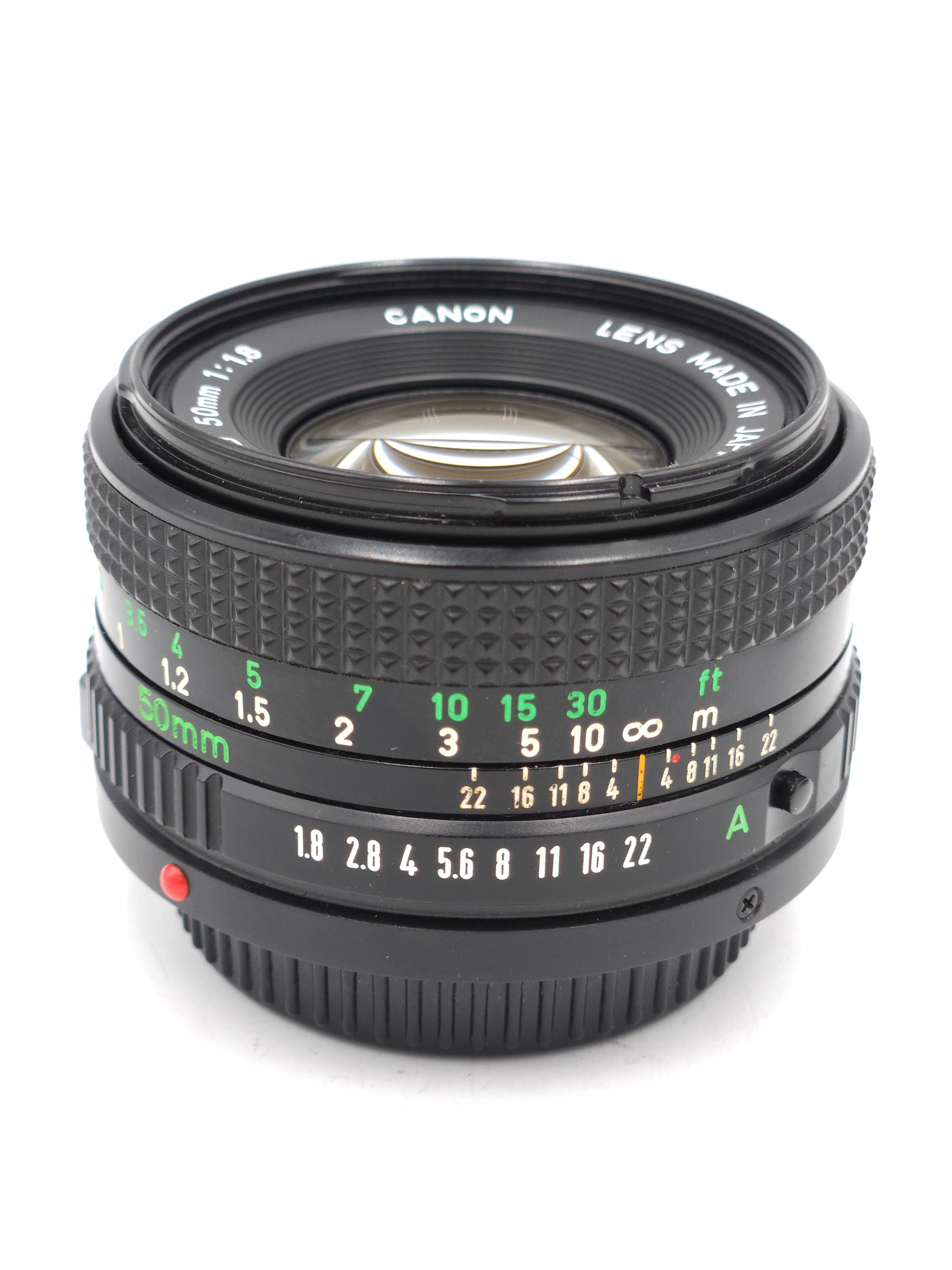 Used Canon 50mm F1.8 MF Lens (Canon FD Mount)