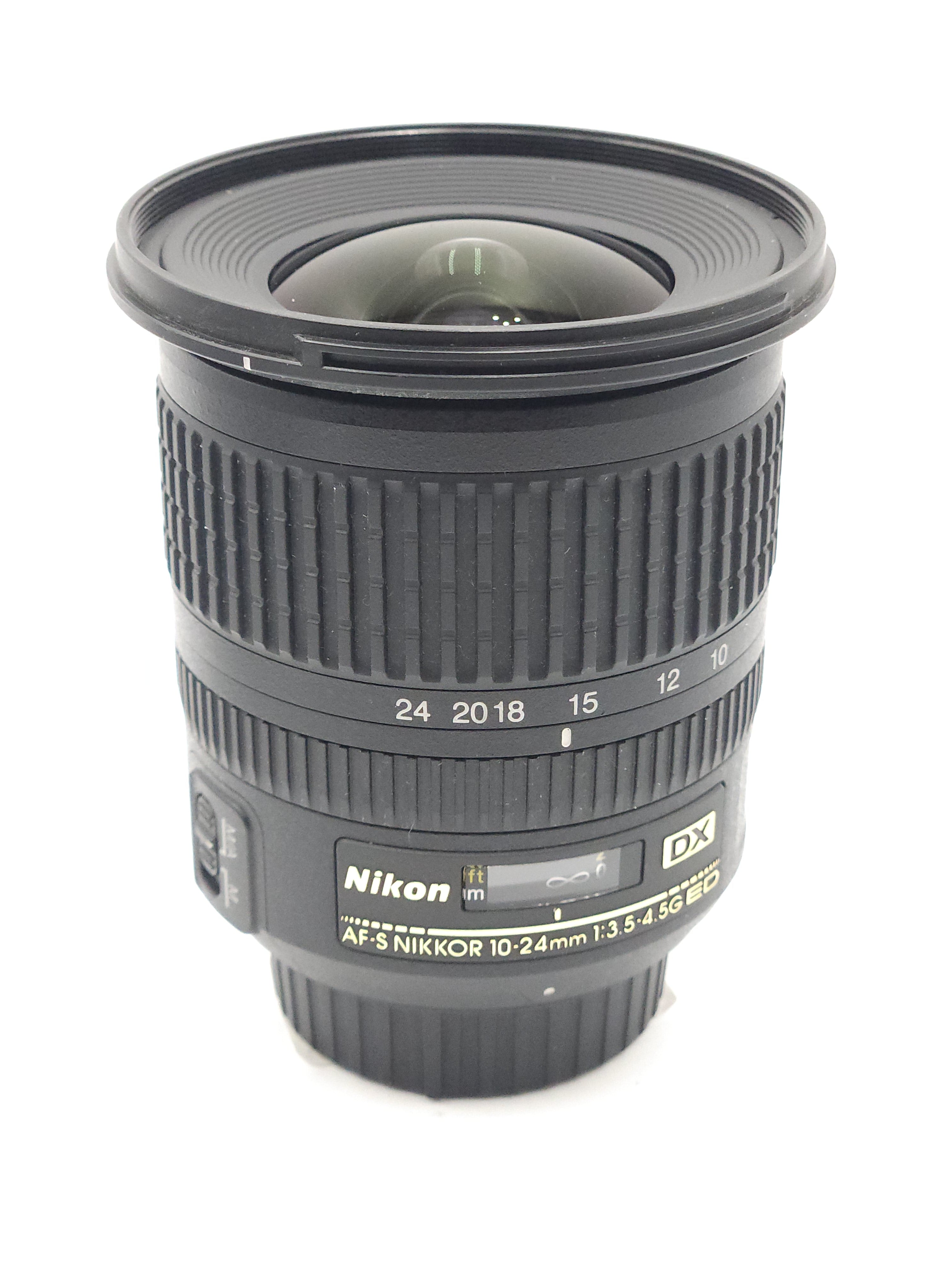 USED Nikon 10-24mm f3.5-4.5 AF-S G ED DX Lens