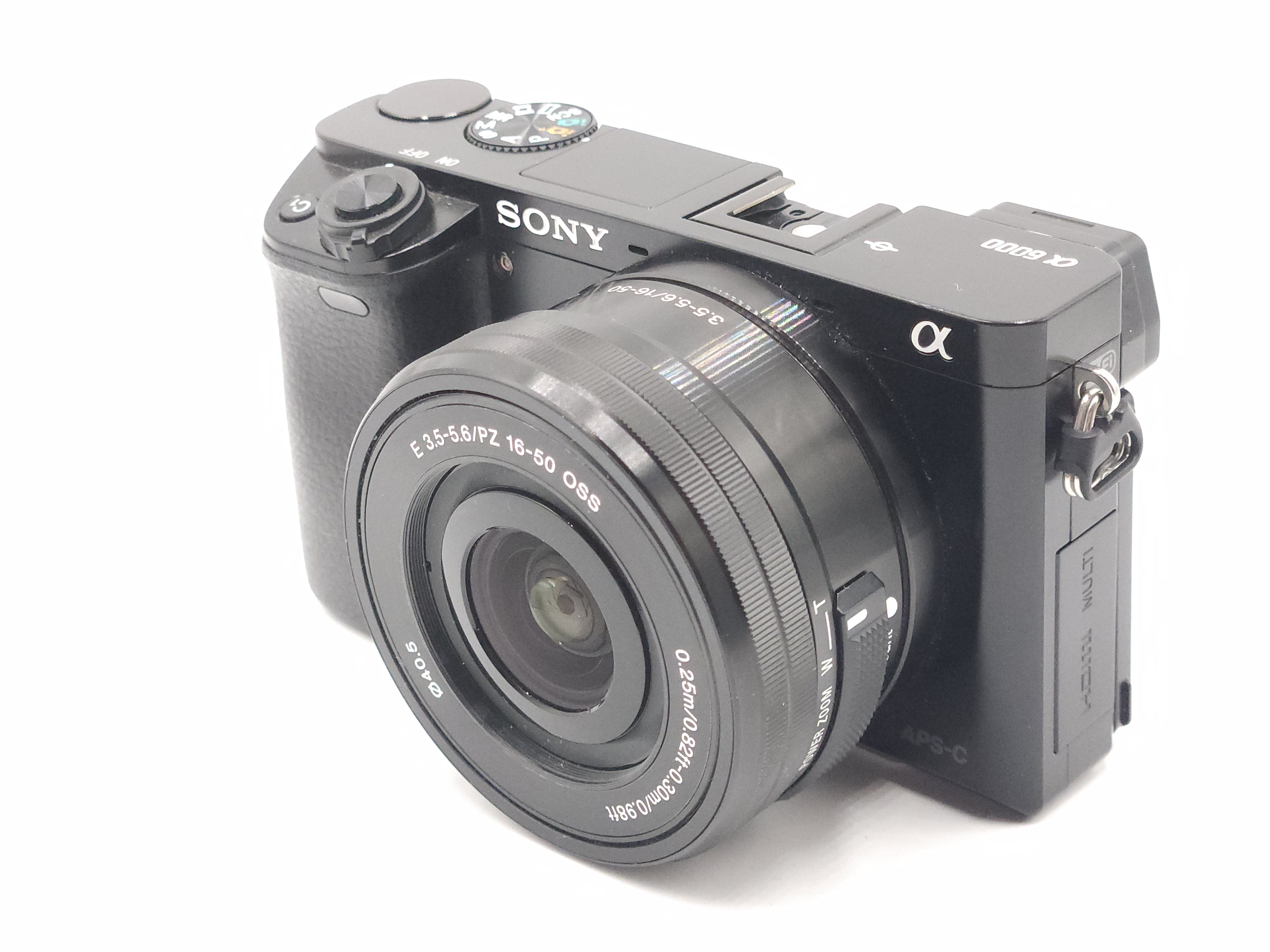 USED Sony Alpha a6000 Mirrorless Digital Camera with 16-50mm Lens (Black)