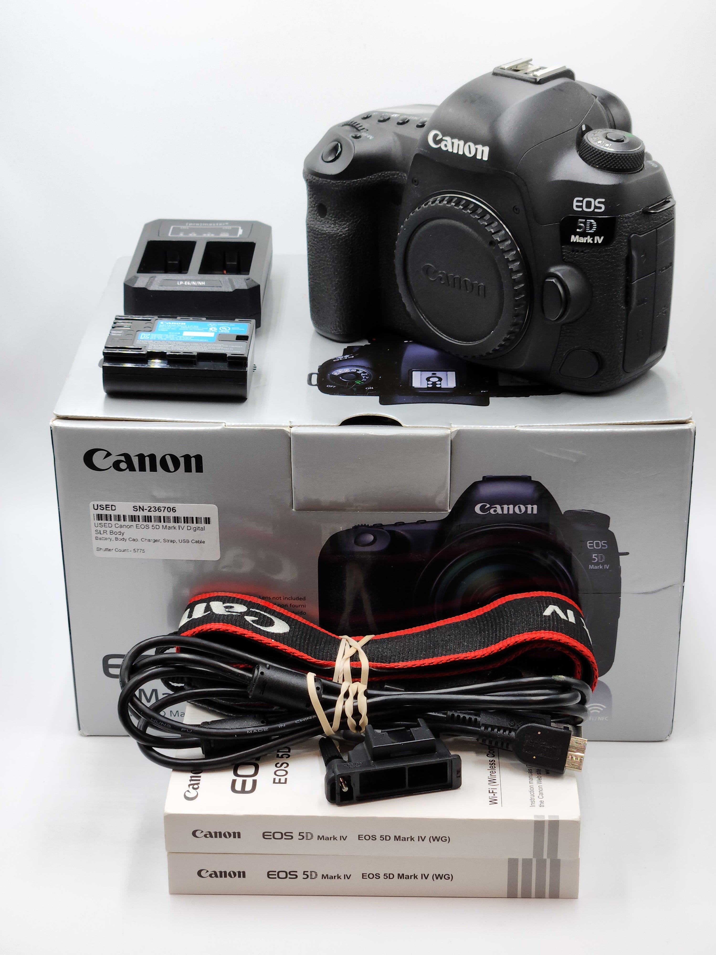 USED Canon EOS 5D Mark IV Digital SLR Body