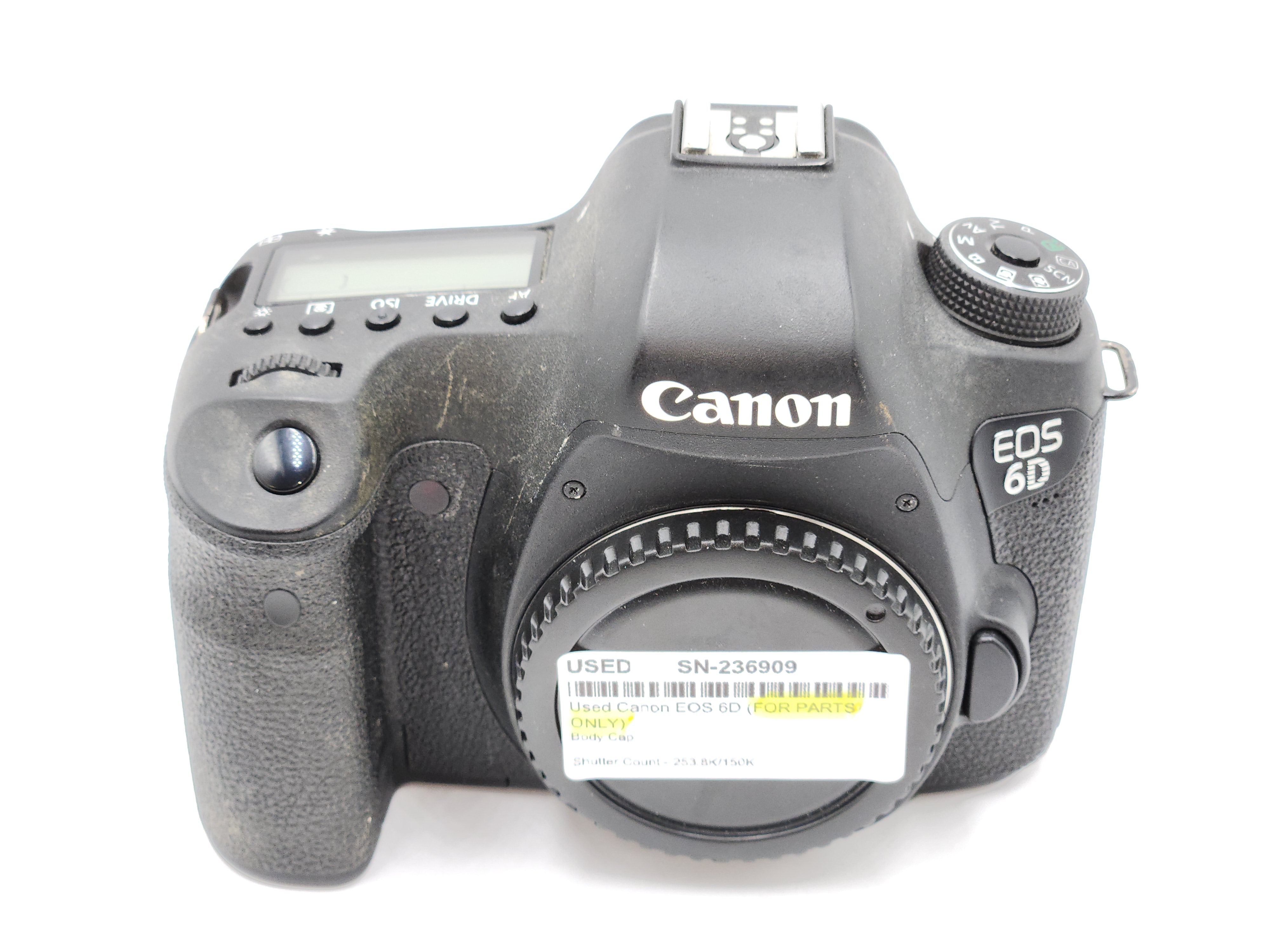 Used Canon EOS 6D (FOR PARTS ONLY)