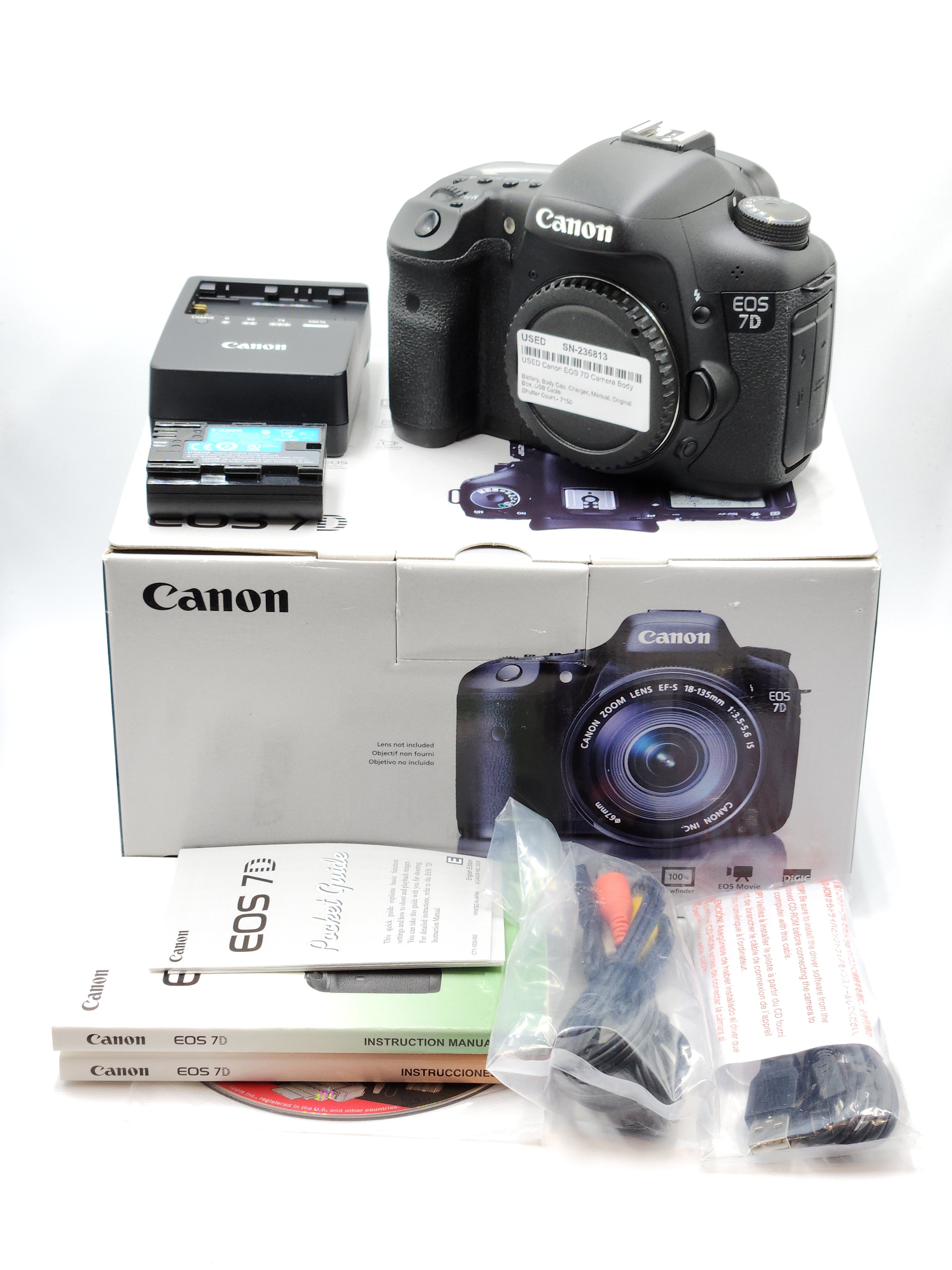 USED Canon EOS 7D Camera Body