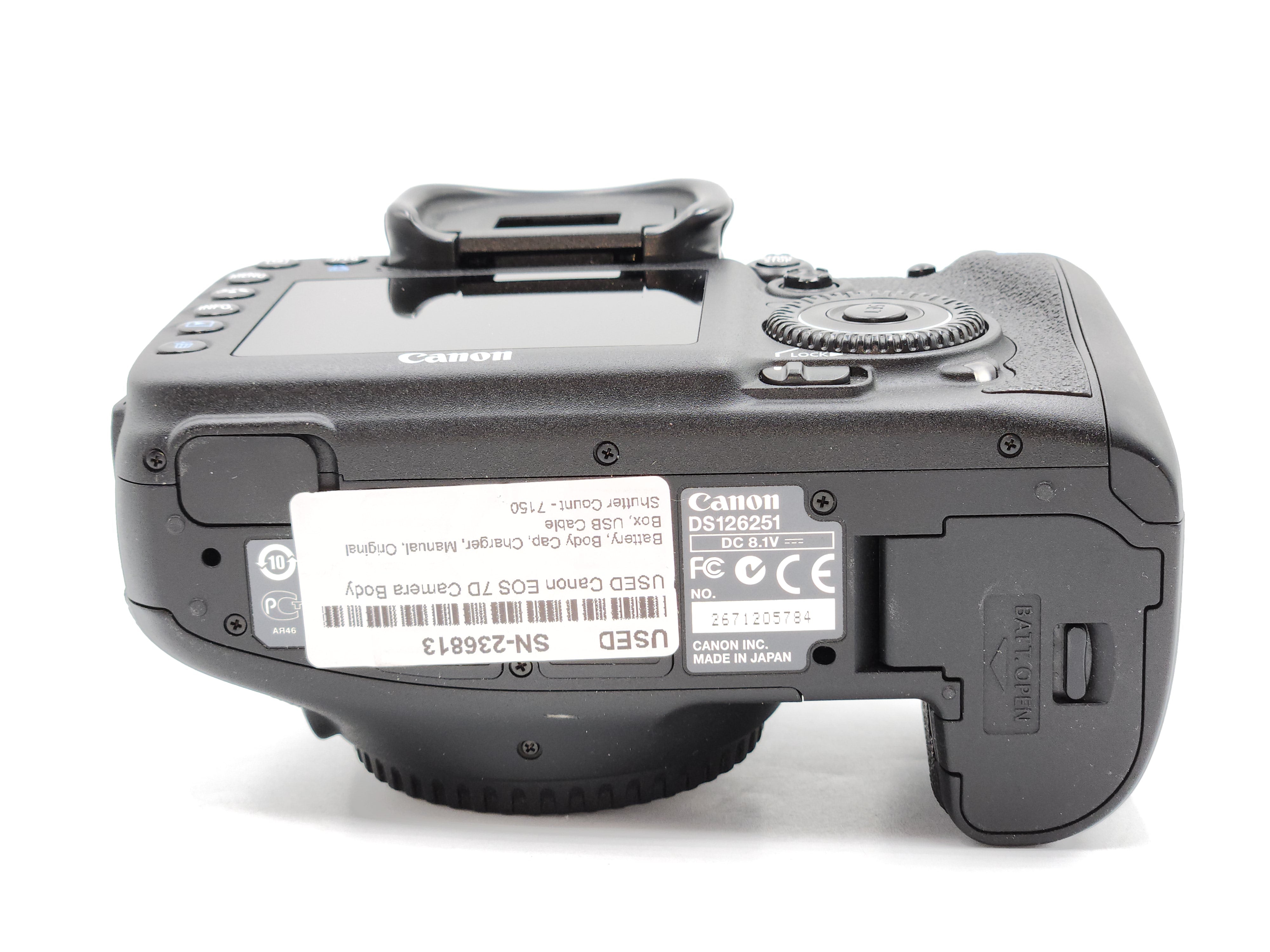 USED Canon EOS 7D Camera Body