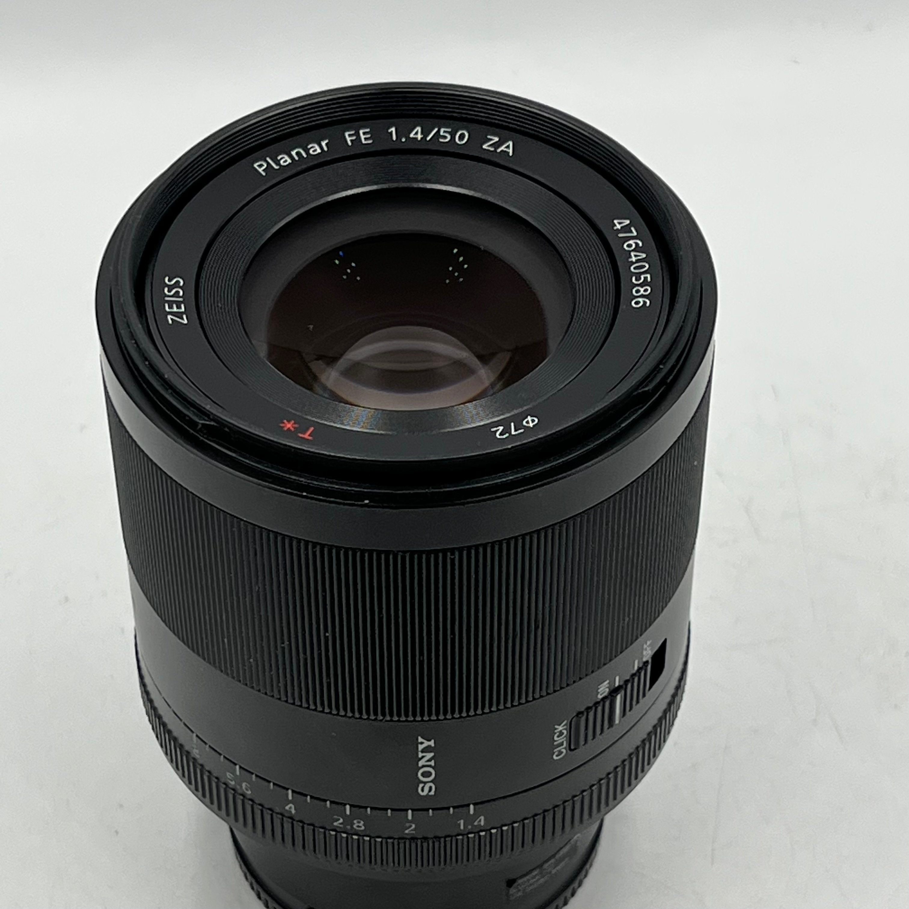 Used Sony 50mm F1.4 Planar T* FE Lens