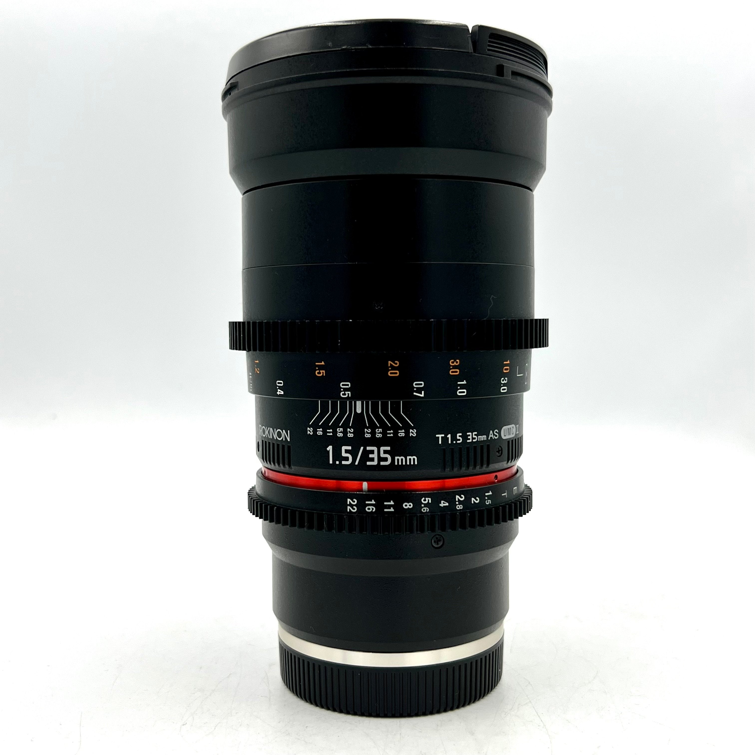 USED Rokinon 35mm T1.5 MF Cine Lens for Sony