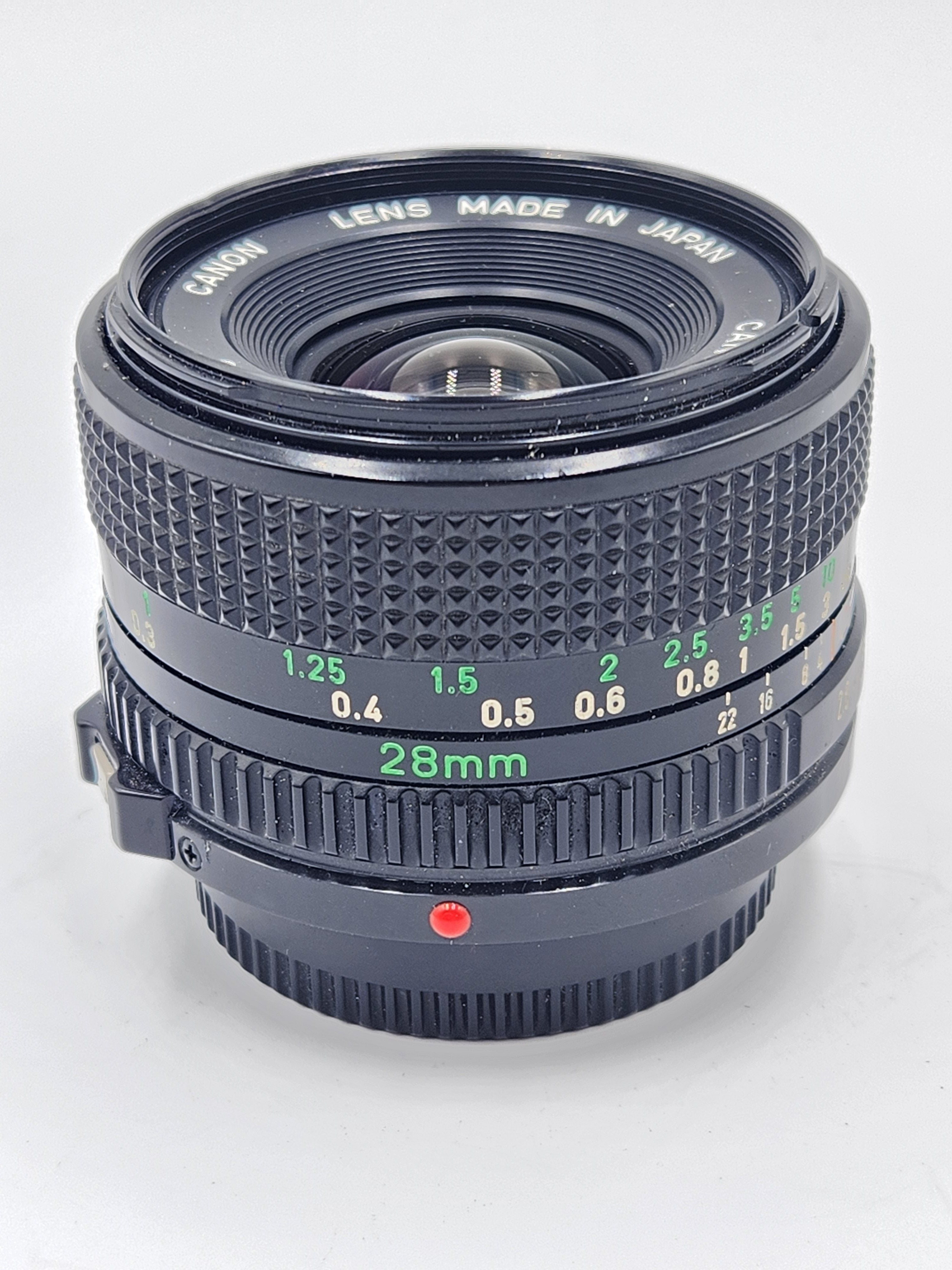 Used Canon 28mm F2.8 MF FD Film Lens