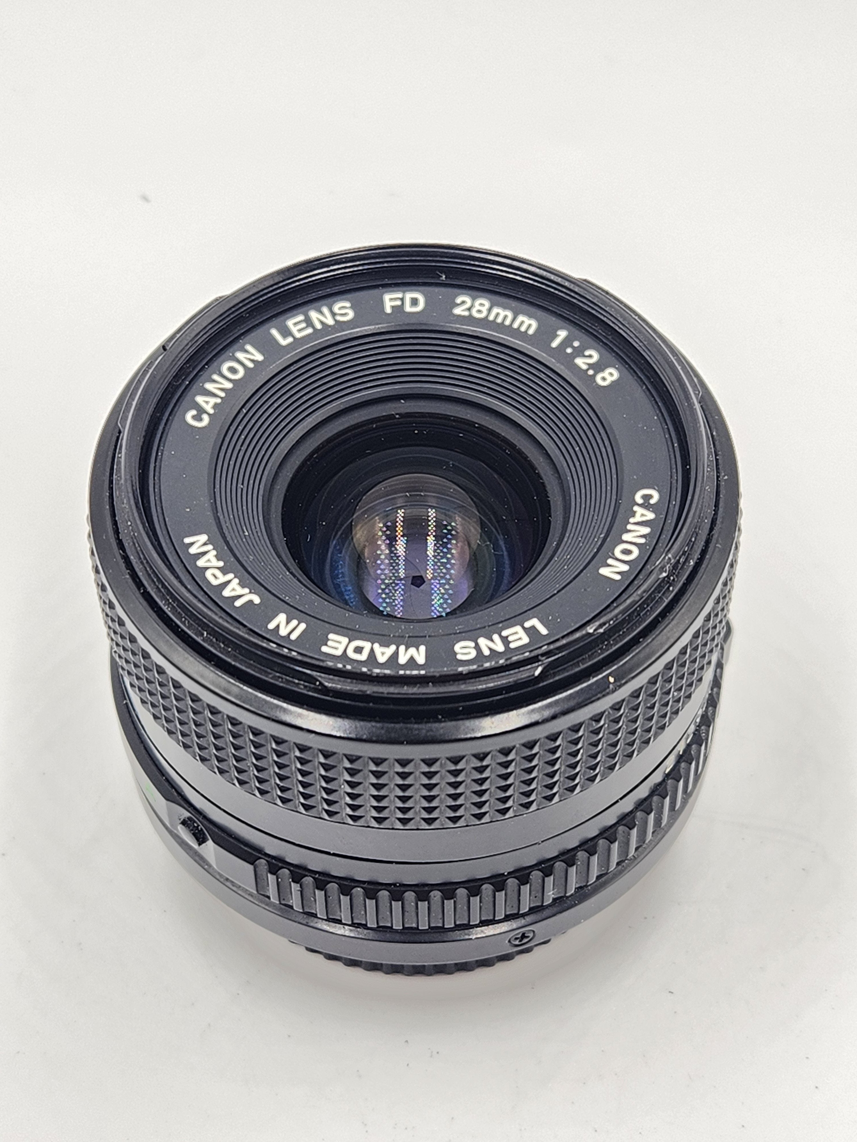 Used Canon 28mm F2.8 MF FD Film Lens