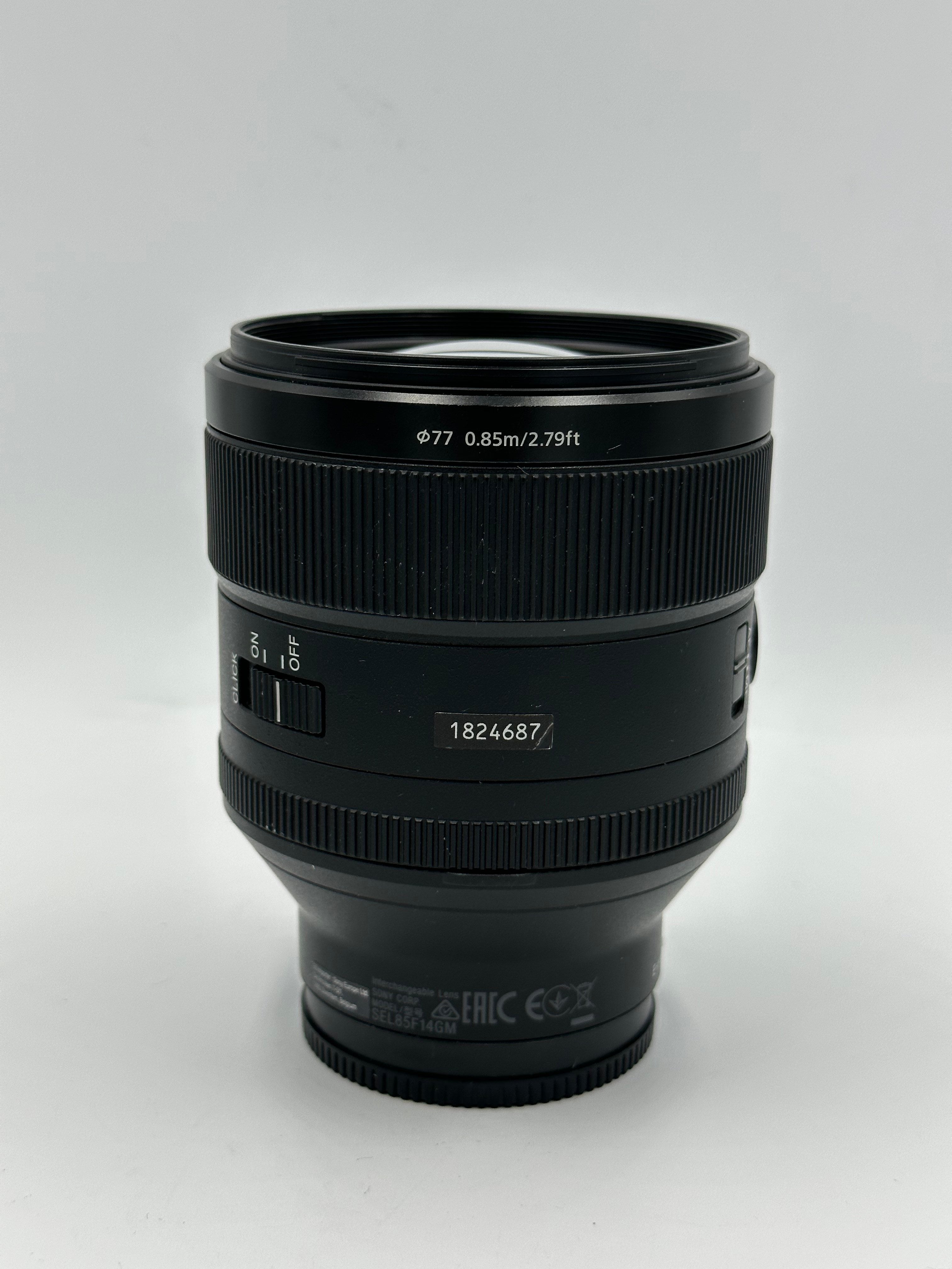 USED Sony 85mm F1.4 FE GM Lens