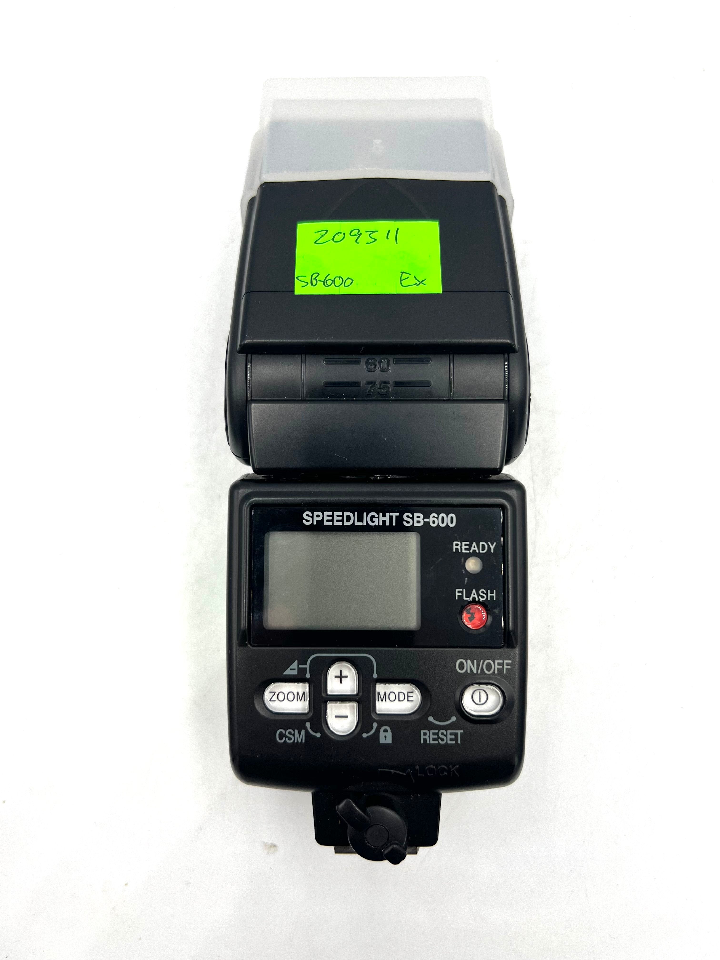 Used Nikon SB-600 speedlite flash