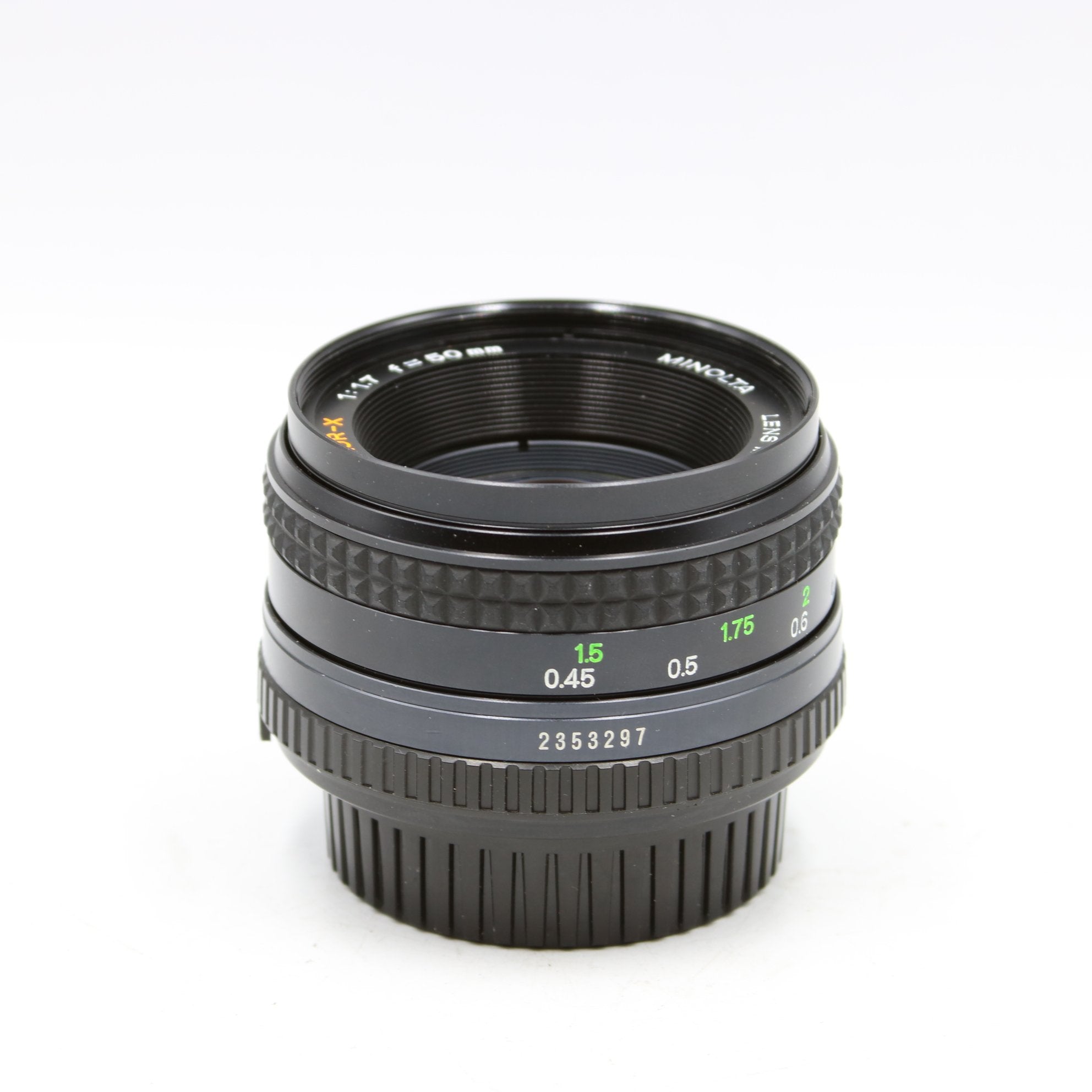 USED Minolta 50mm F1.7 MD Lens