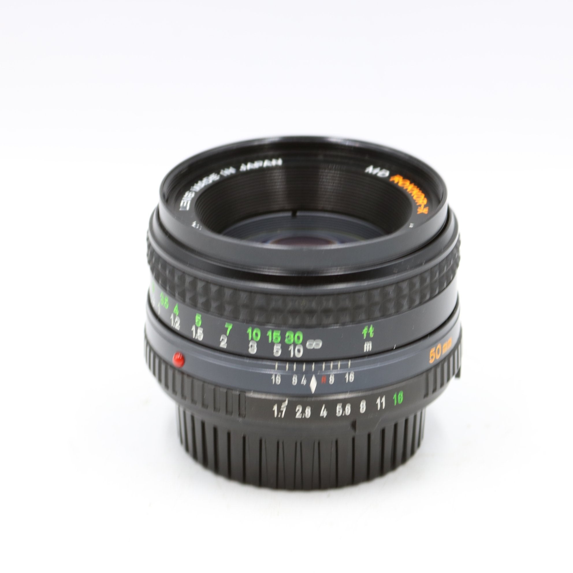 USED Minolta 50mm F1.7 MD Lens