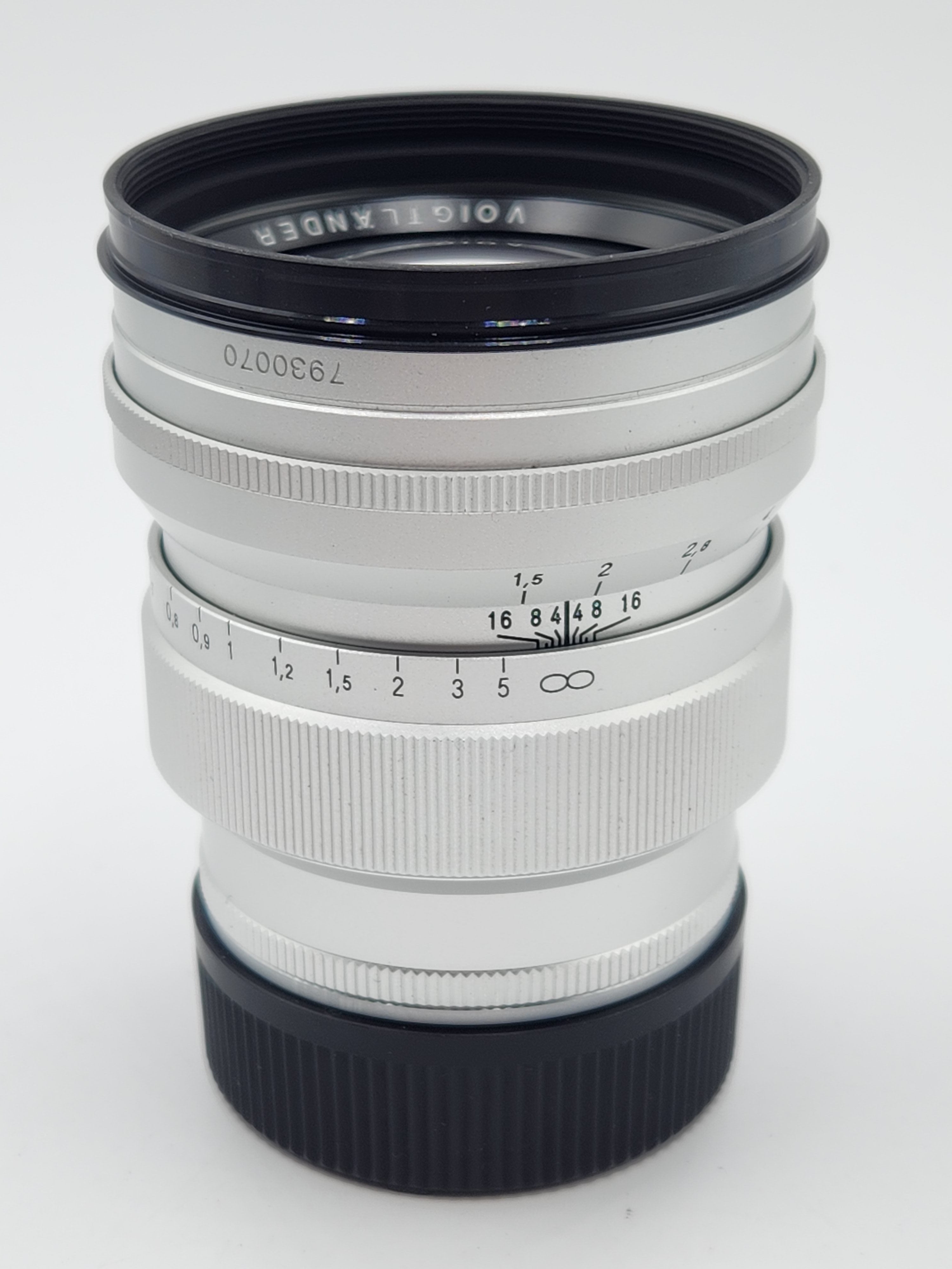 Used Voigtlander Nokton 75mm f1.5 Aaspherical (M-mount) Lens