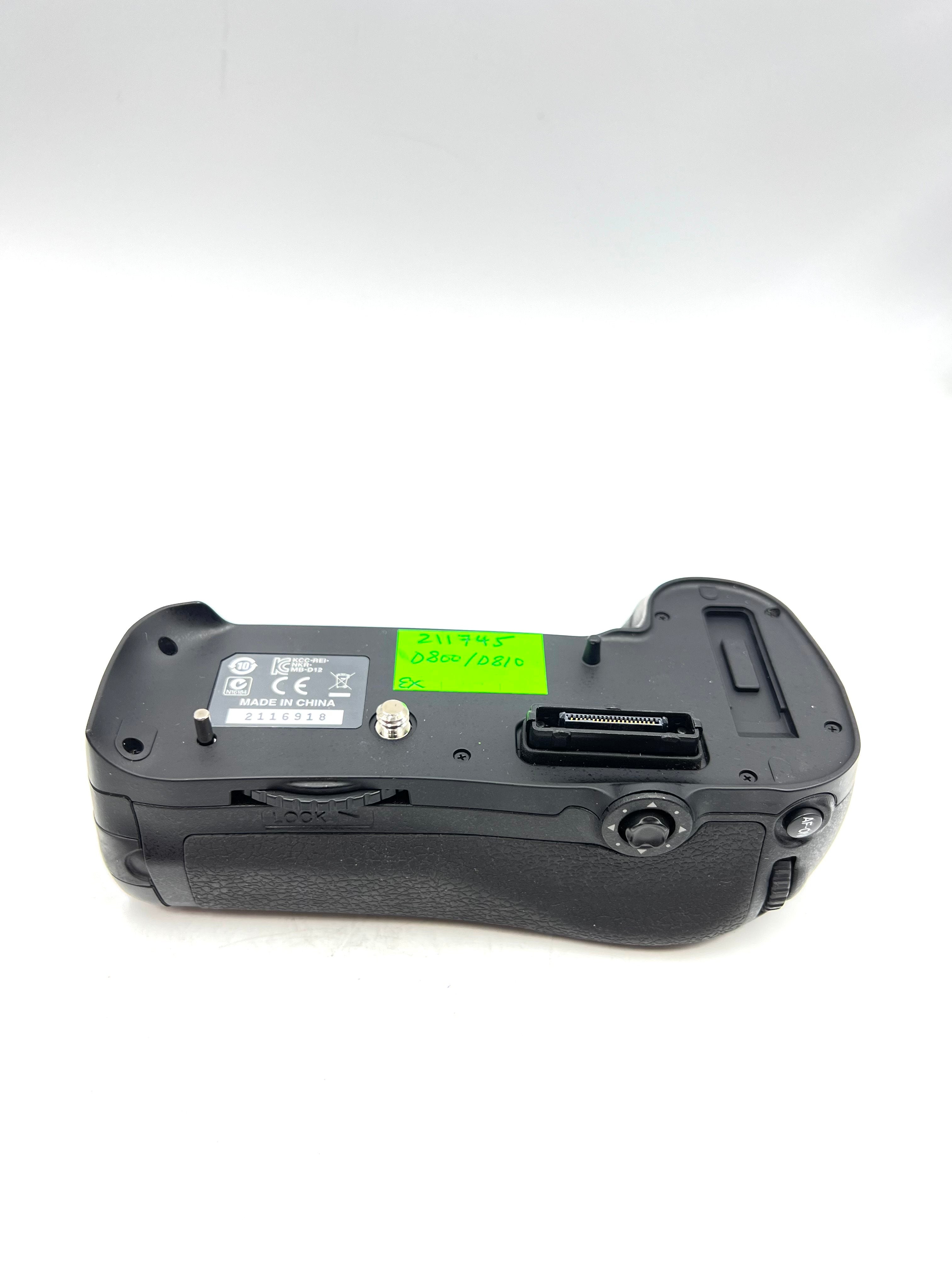 USED Nikon MB-D12 Multi Battery Power for D800 or D800E