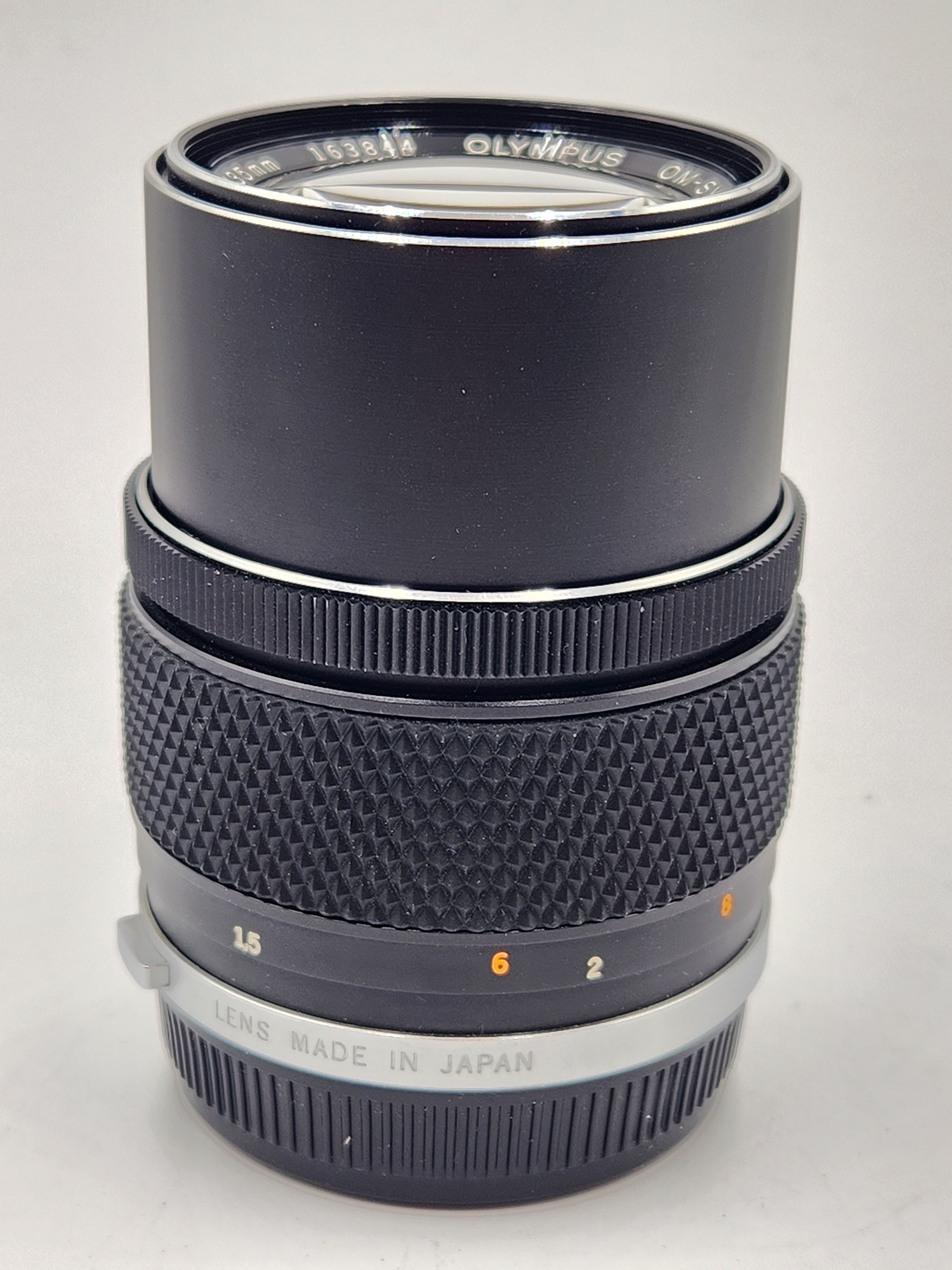 Used Olympus 135mm 3.5 Auto-T (MF) Lens w/Case & Box