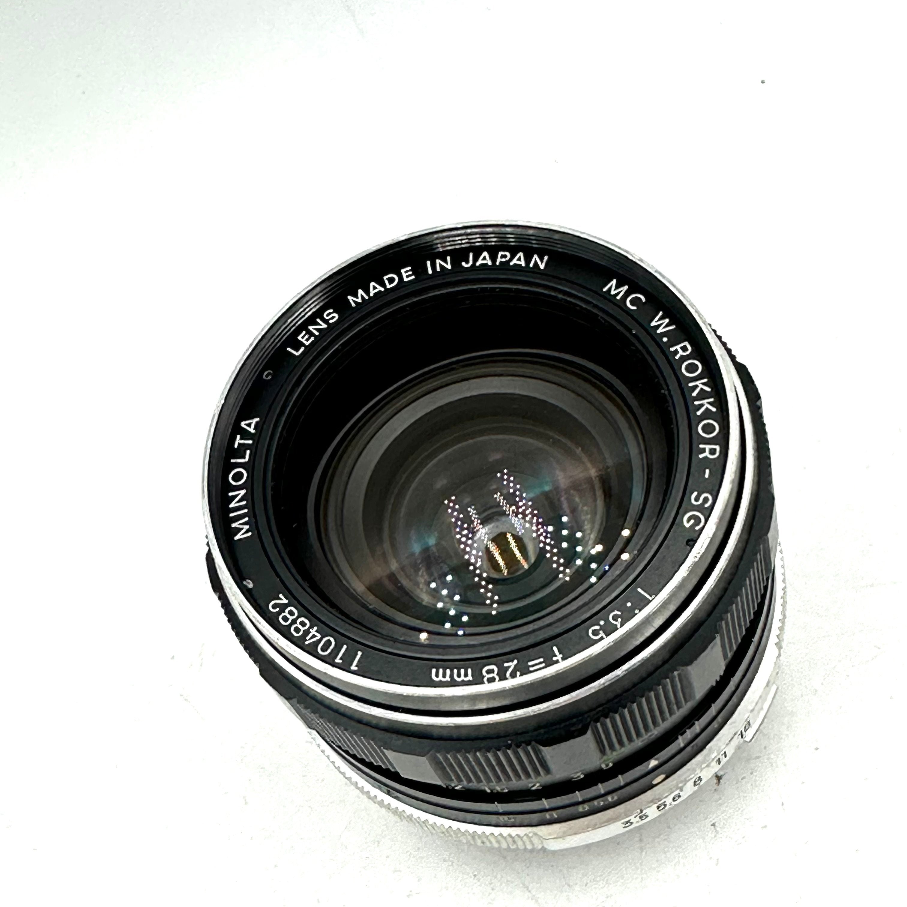 Used Minolta 28mm F3.5 W.Rokkor-SG Lens