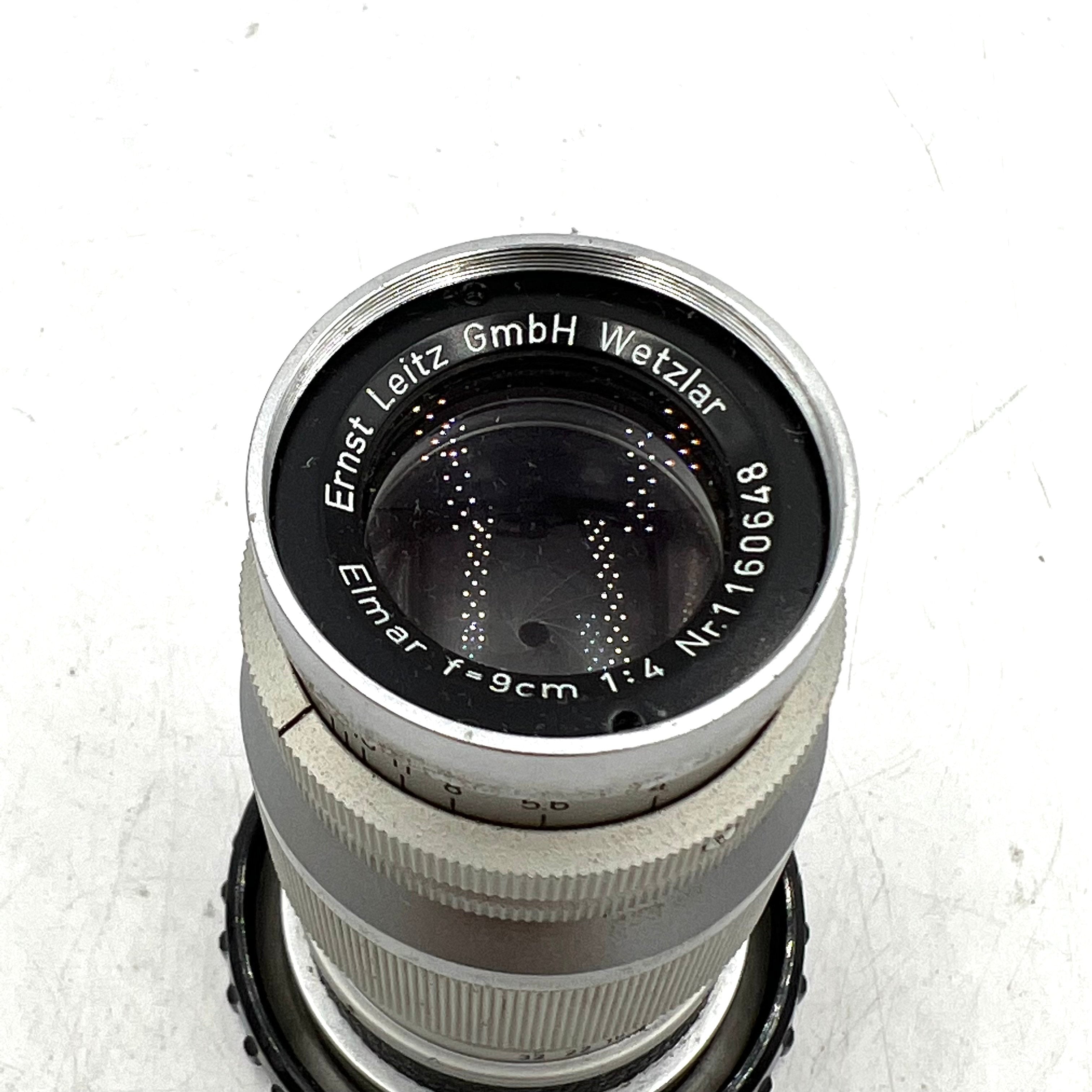 USED Leica 9MM (9CM) F4 Elmar GMBH Wetzlar MF Film Lens (Screw Mount)