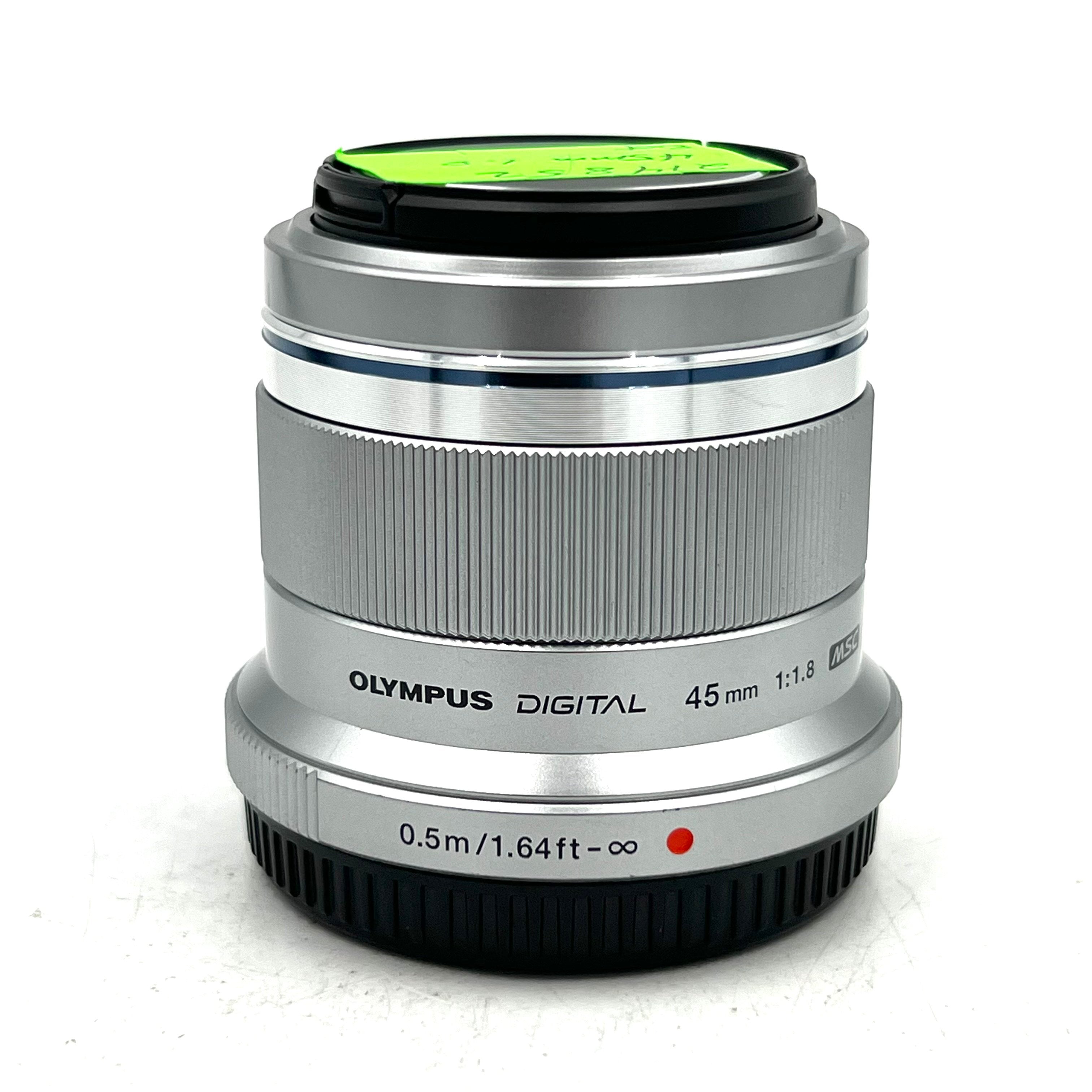 USED Olympus 45mm F1.8 M.Zuiko Digital Pen  Lens for Micro Four Thirds (Silver)