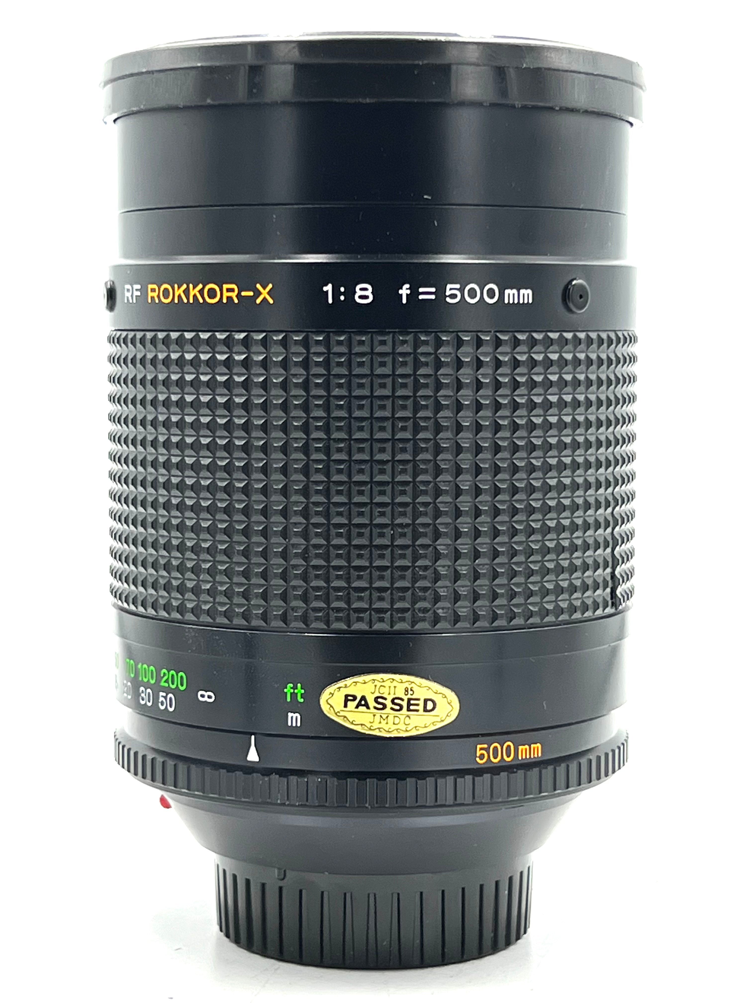 Used Minolta 500mm F8 Rokkor X MF Reflex Lens (Minolta MD Mount)