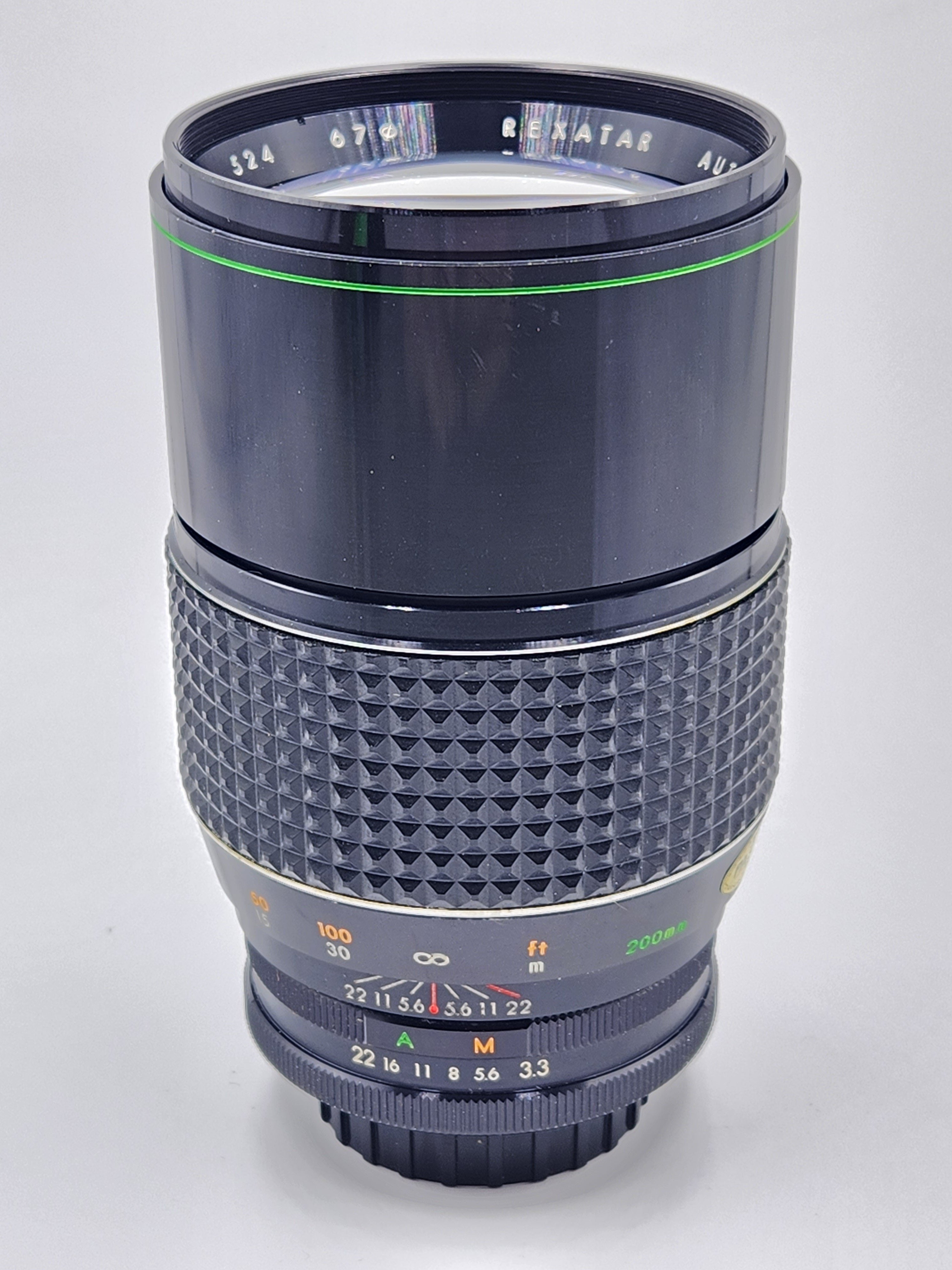 Used Rexatar 200mm f3.3 Screw Mount Lens