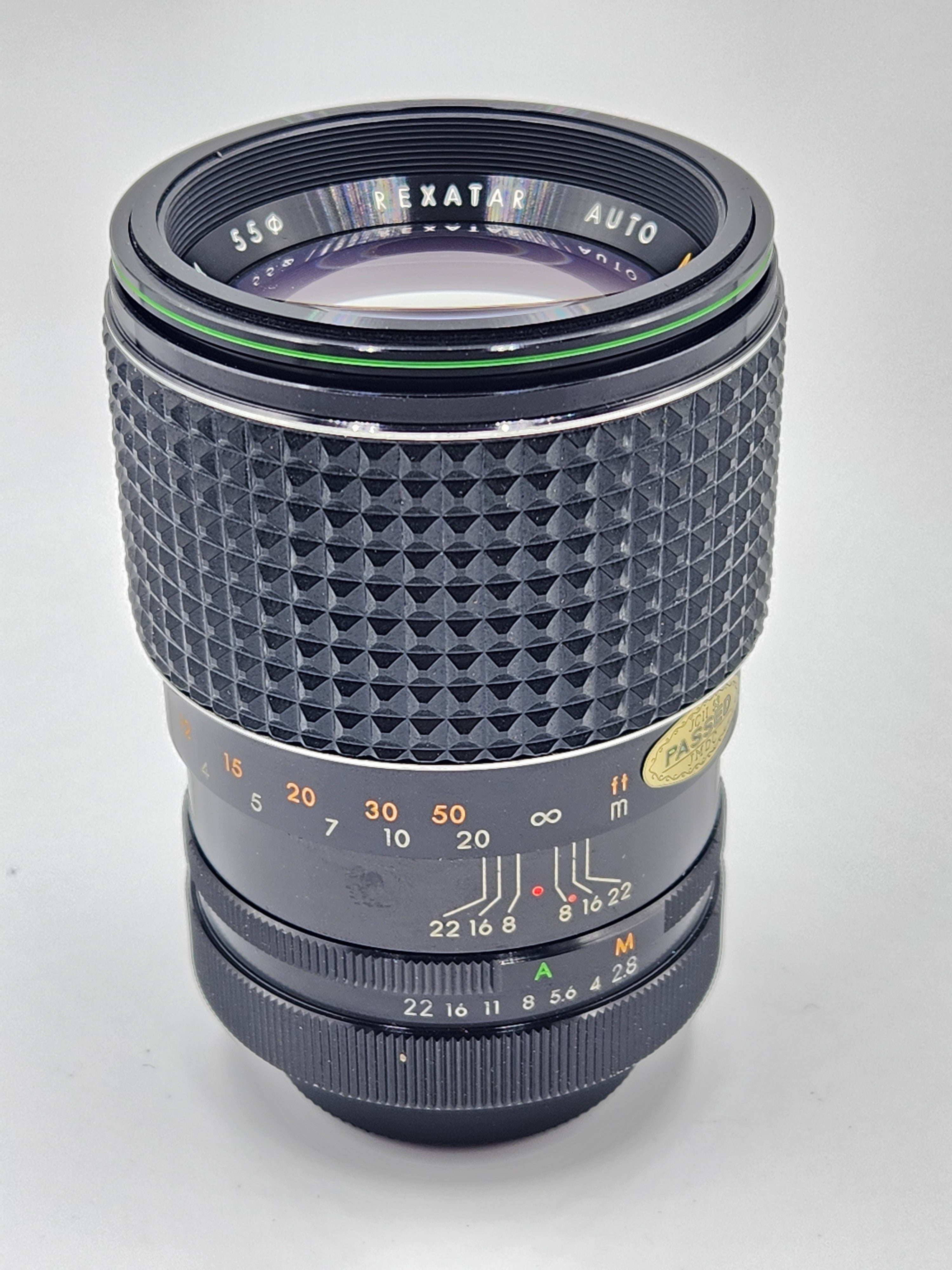 Used Rexatar135mm f2.8 Screw Mount Lens