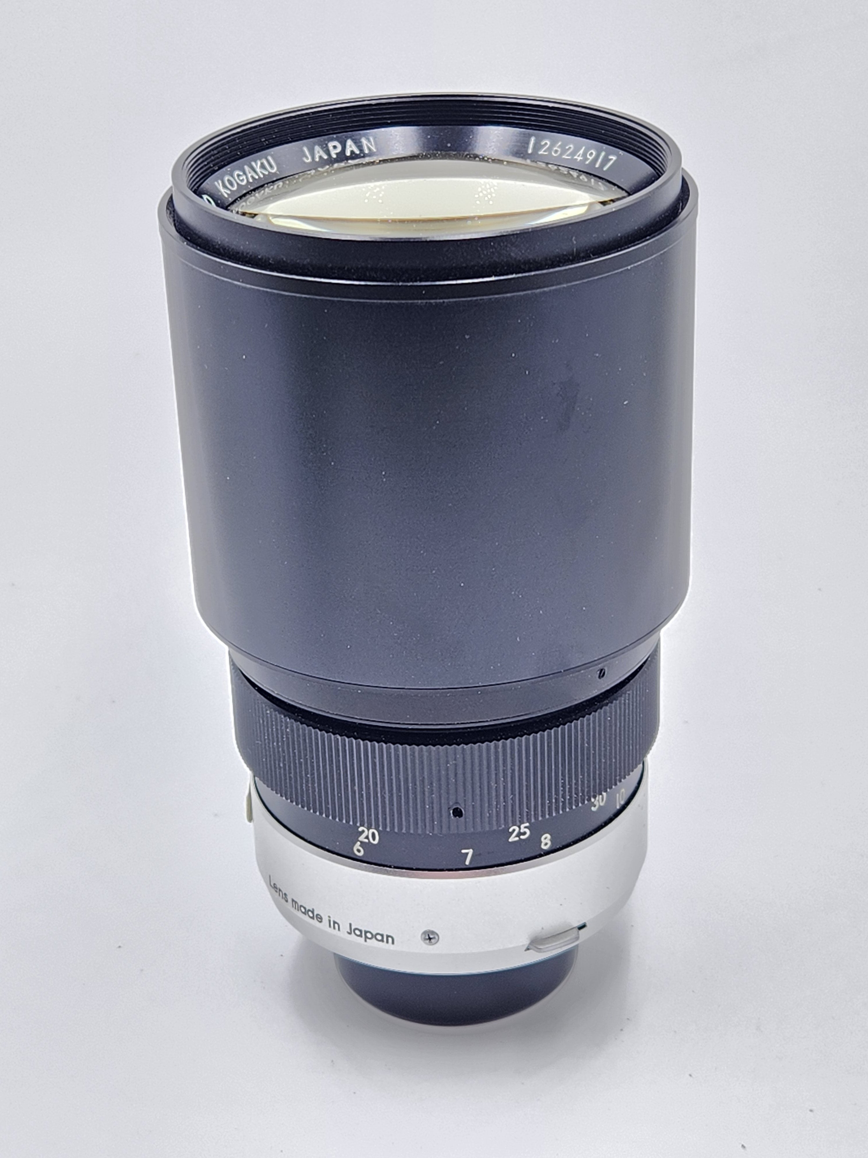 Used Topcon 200mm f4 Topcor Lens