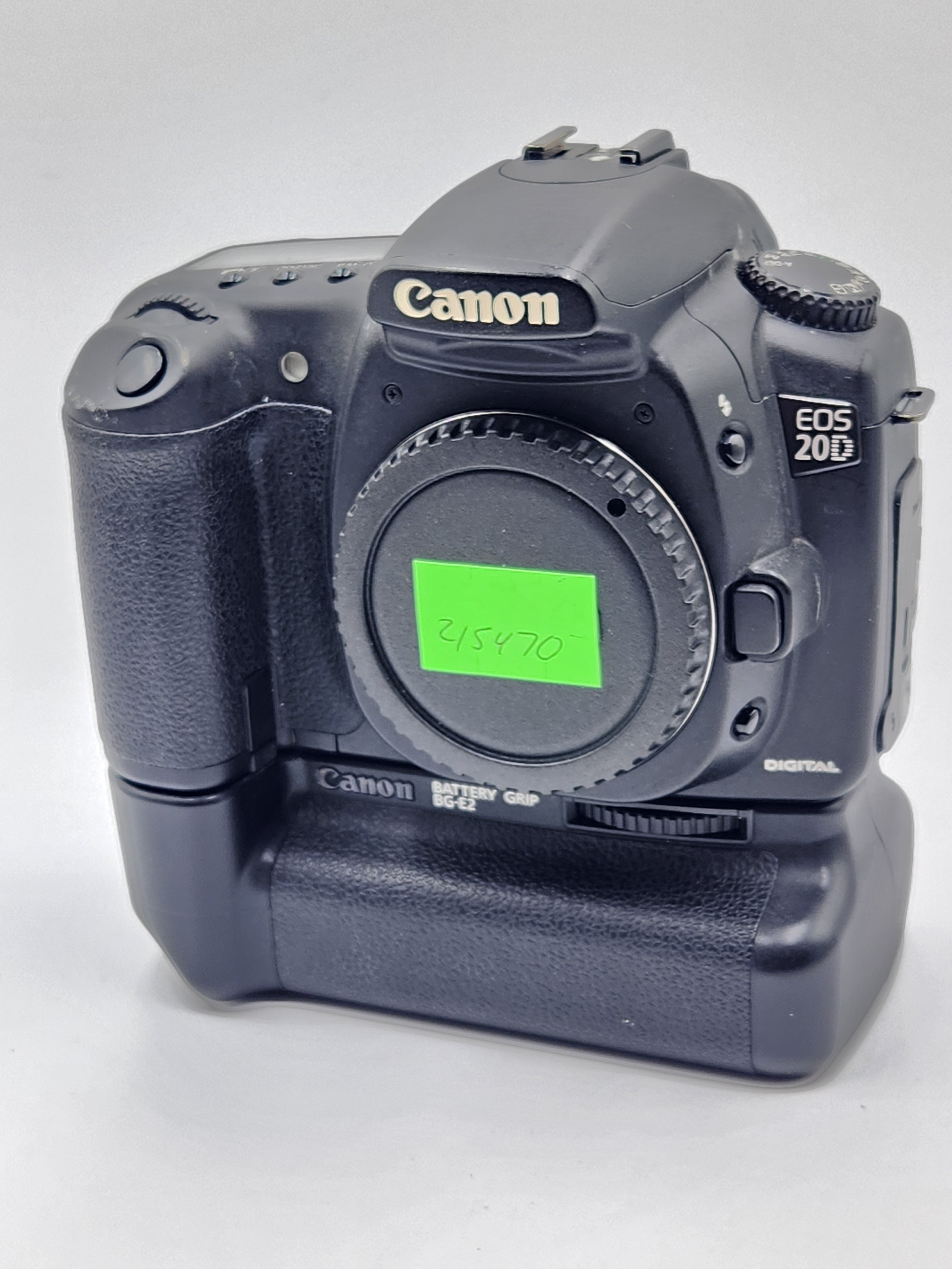 Used Canon EOS 20D DSLR w/BG-E2 Grip