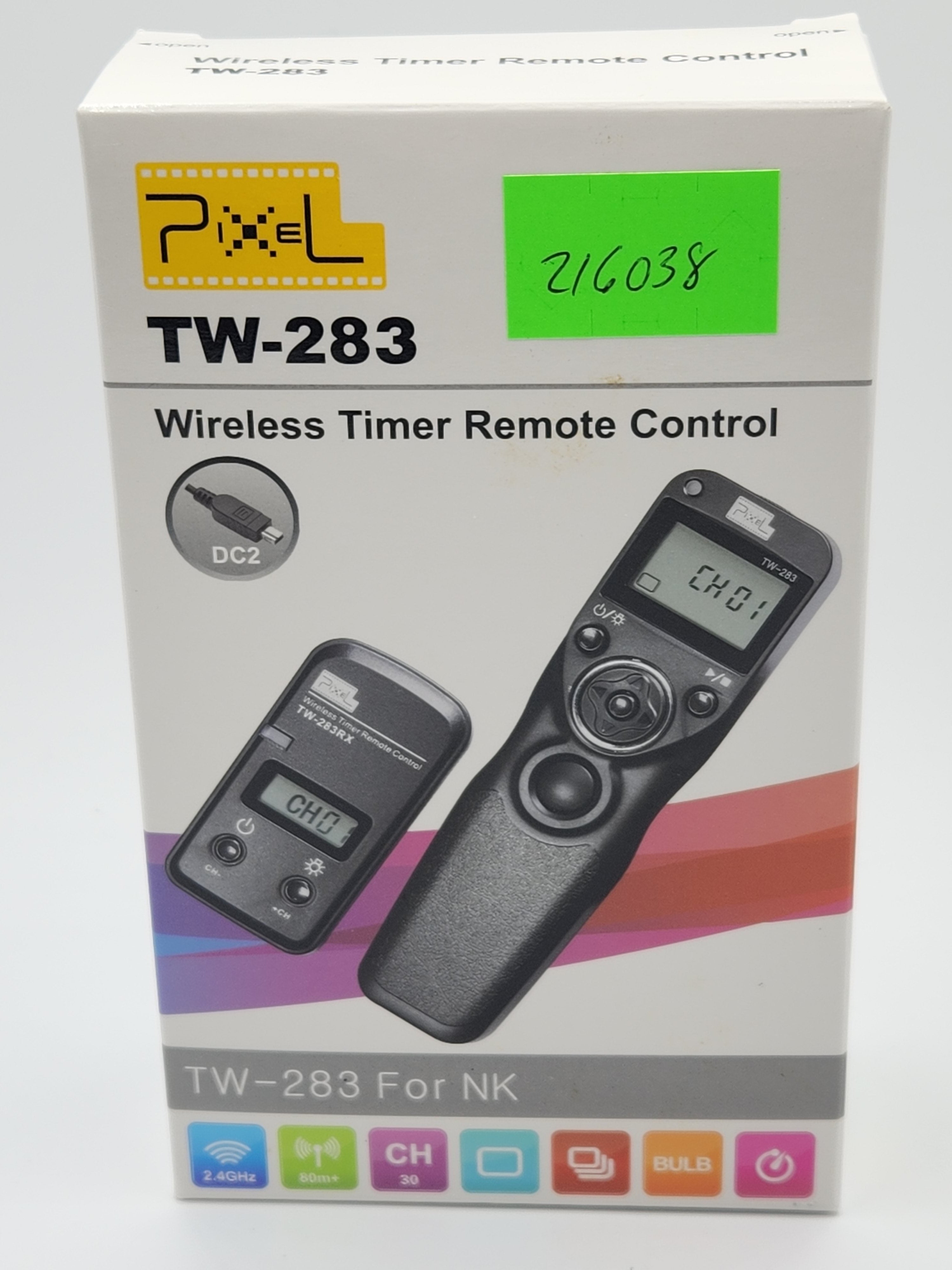 Used Pixel TW-283 Wireless Timer Remote for Nikon