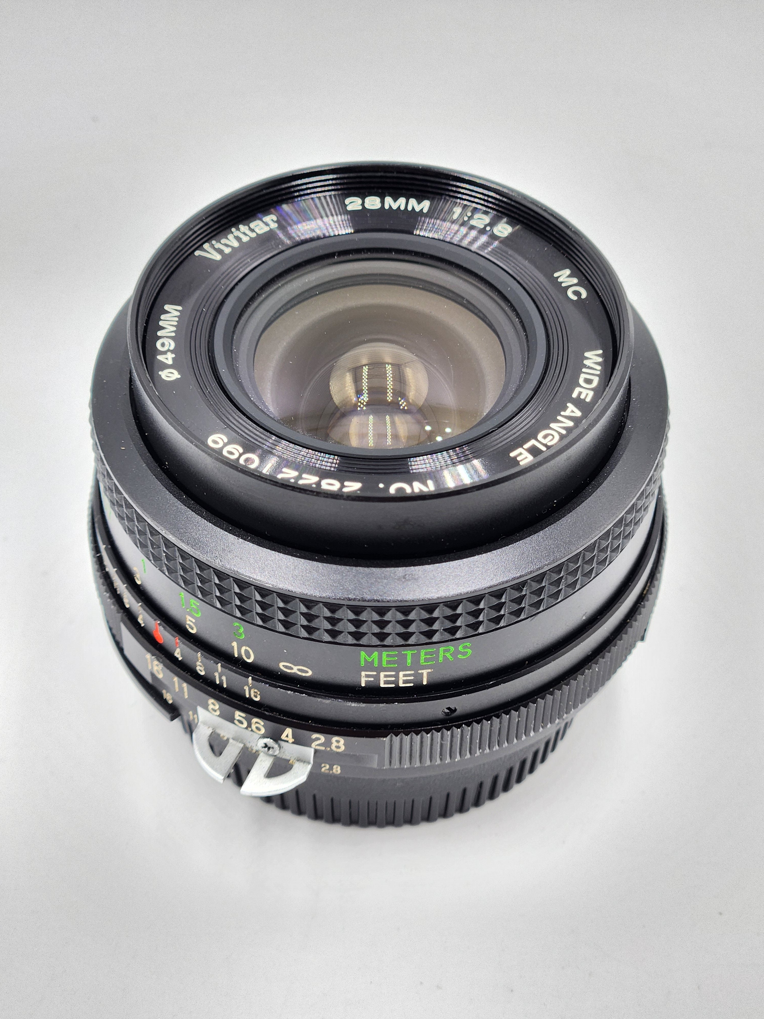 Used Vivitar 28mm f2.8 (N-AI) Lens