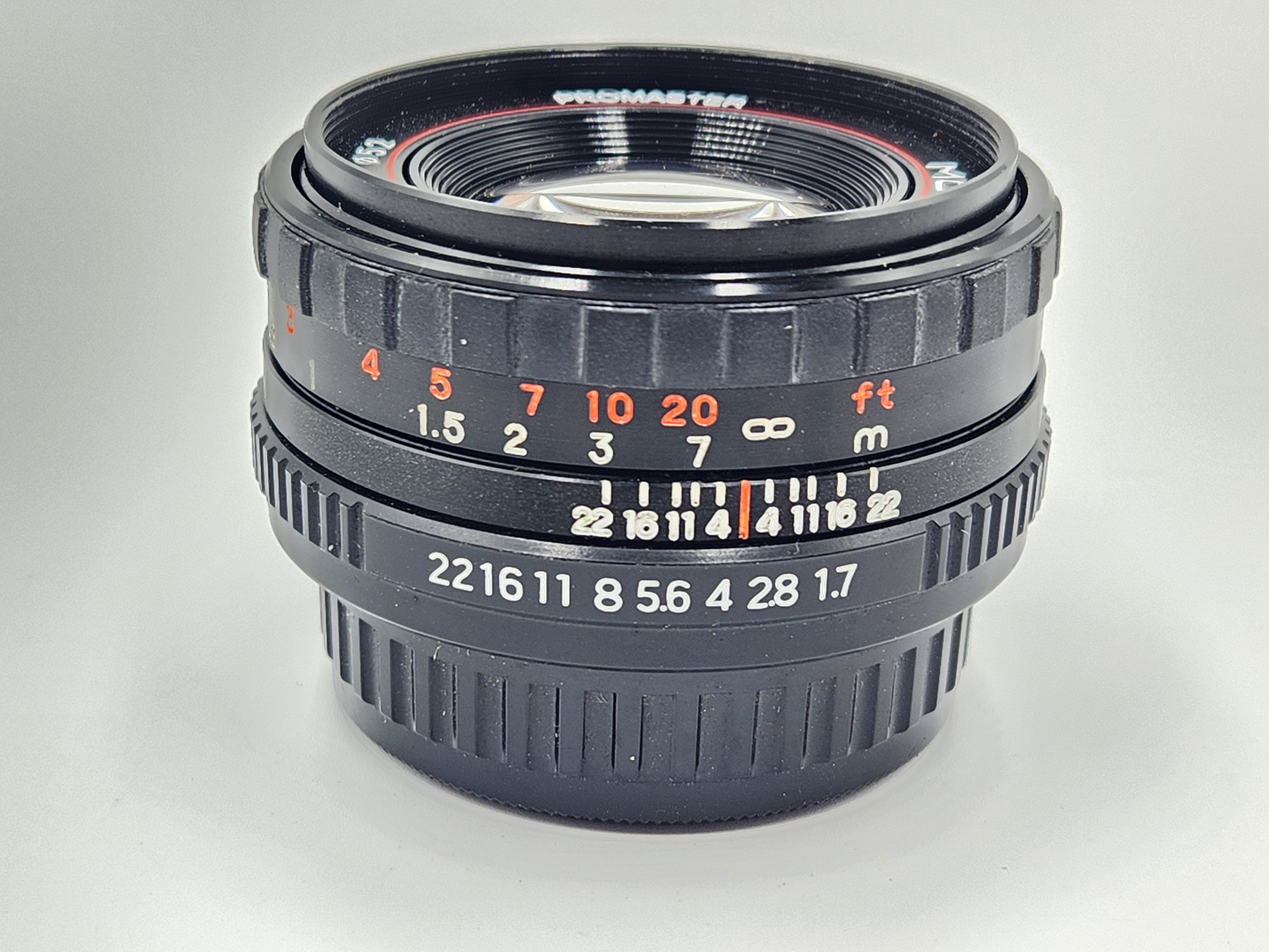 Used Promaster 50mm f1.7 (Pentax) PK-Mt Lens