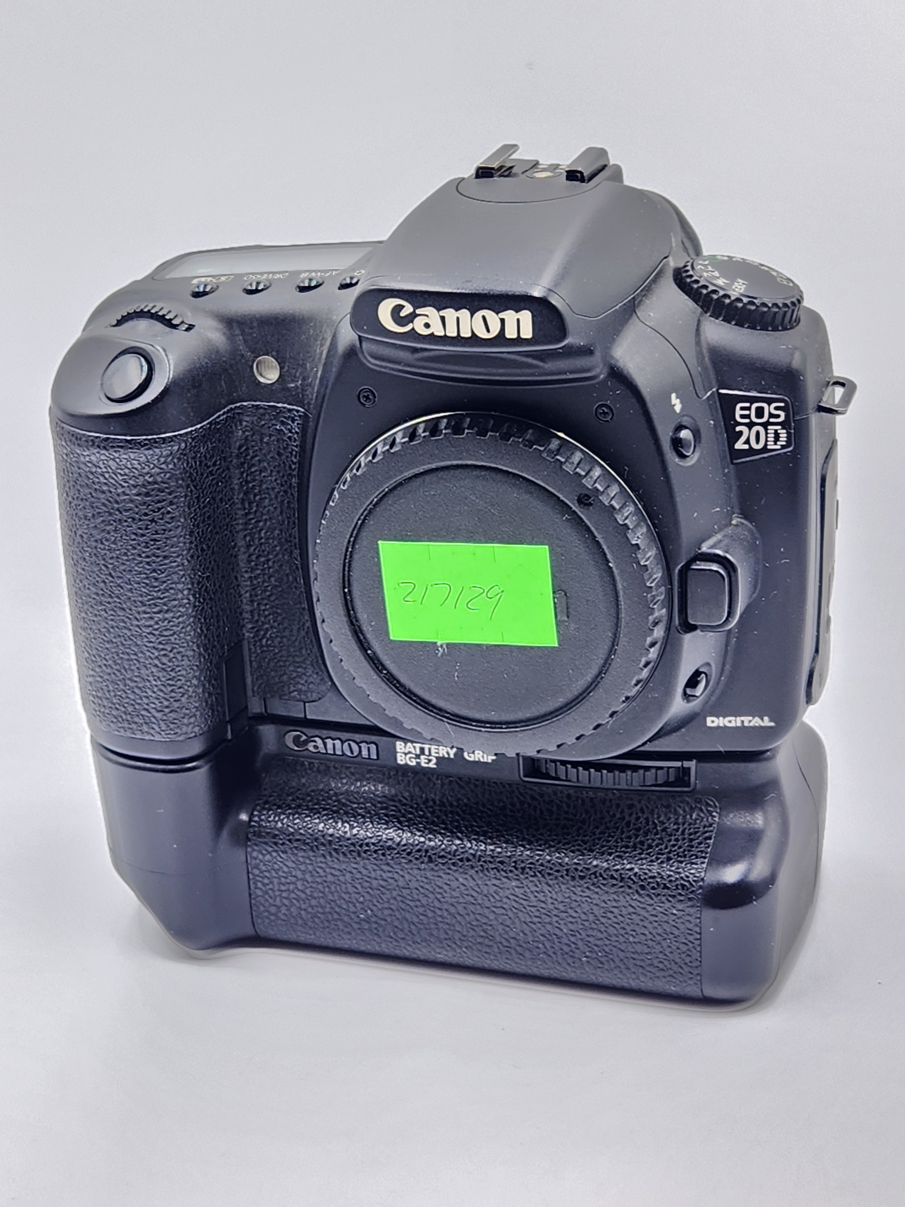 Used Canon EOS 20D DSLR w/BG-E2 Grip