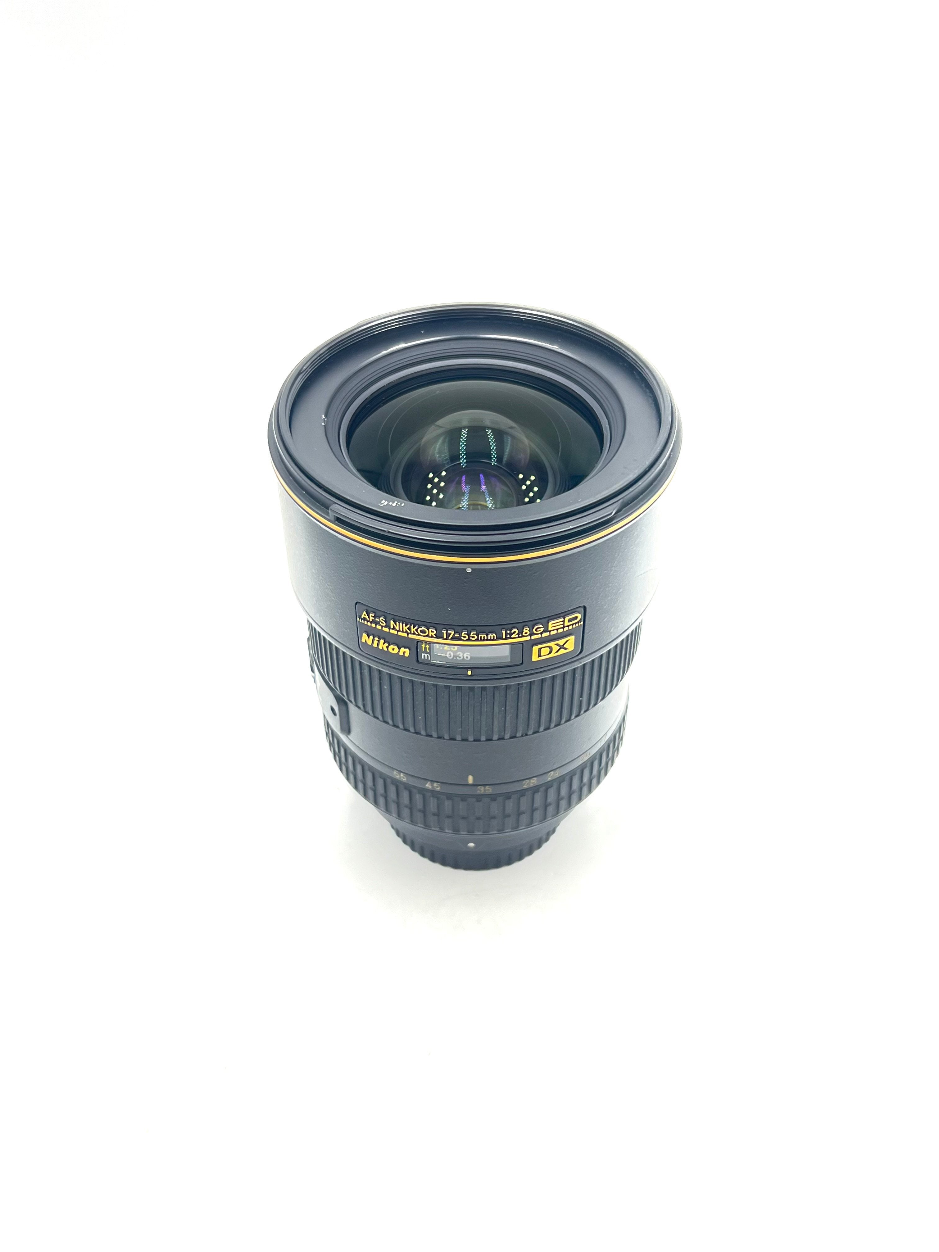 USED Nikon 17-55mm F2.8 AF-S DX IF ED Lens