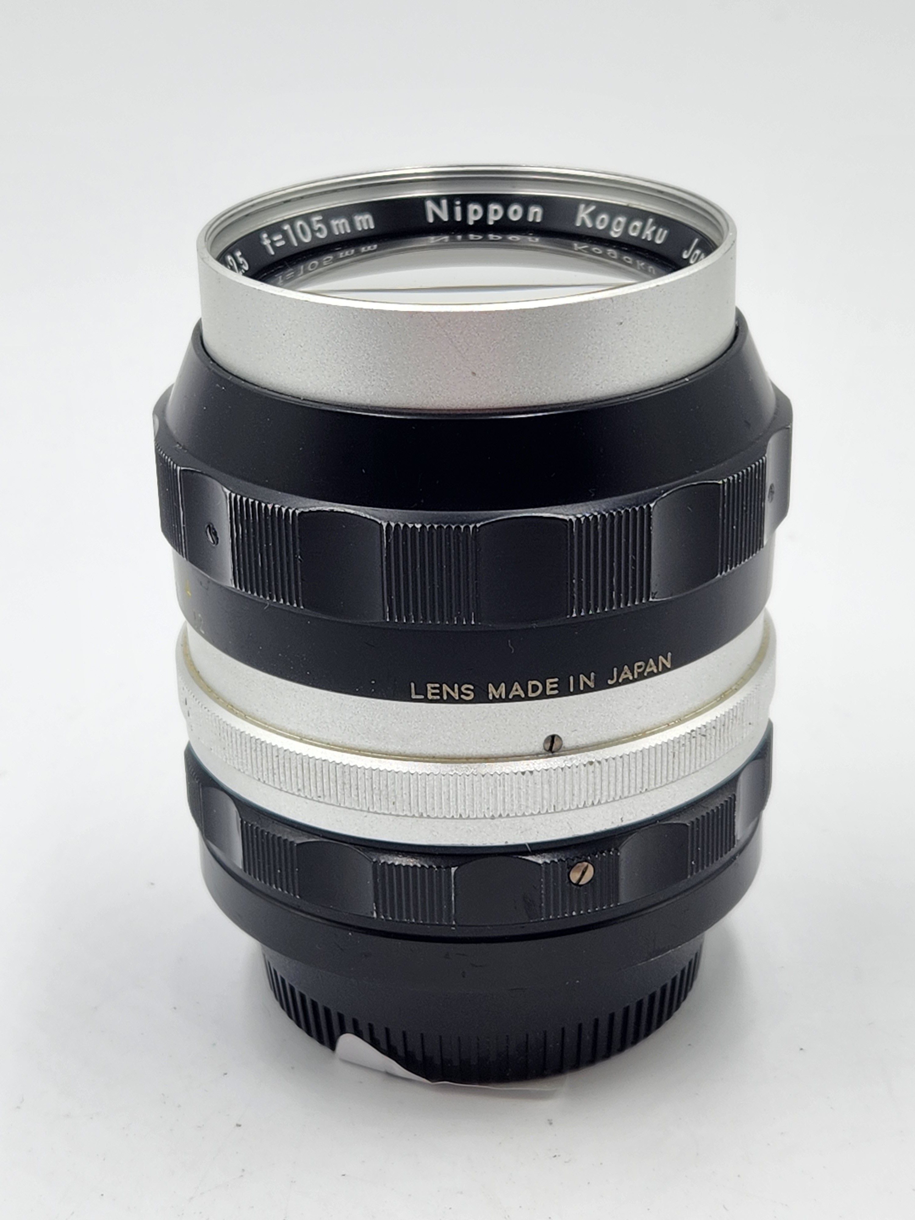 Used Nikon 105mm f2.5 Nikkor-P (F-mt) Lens