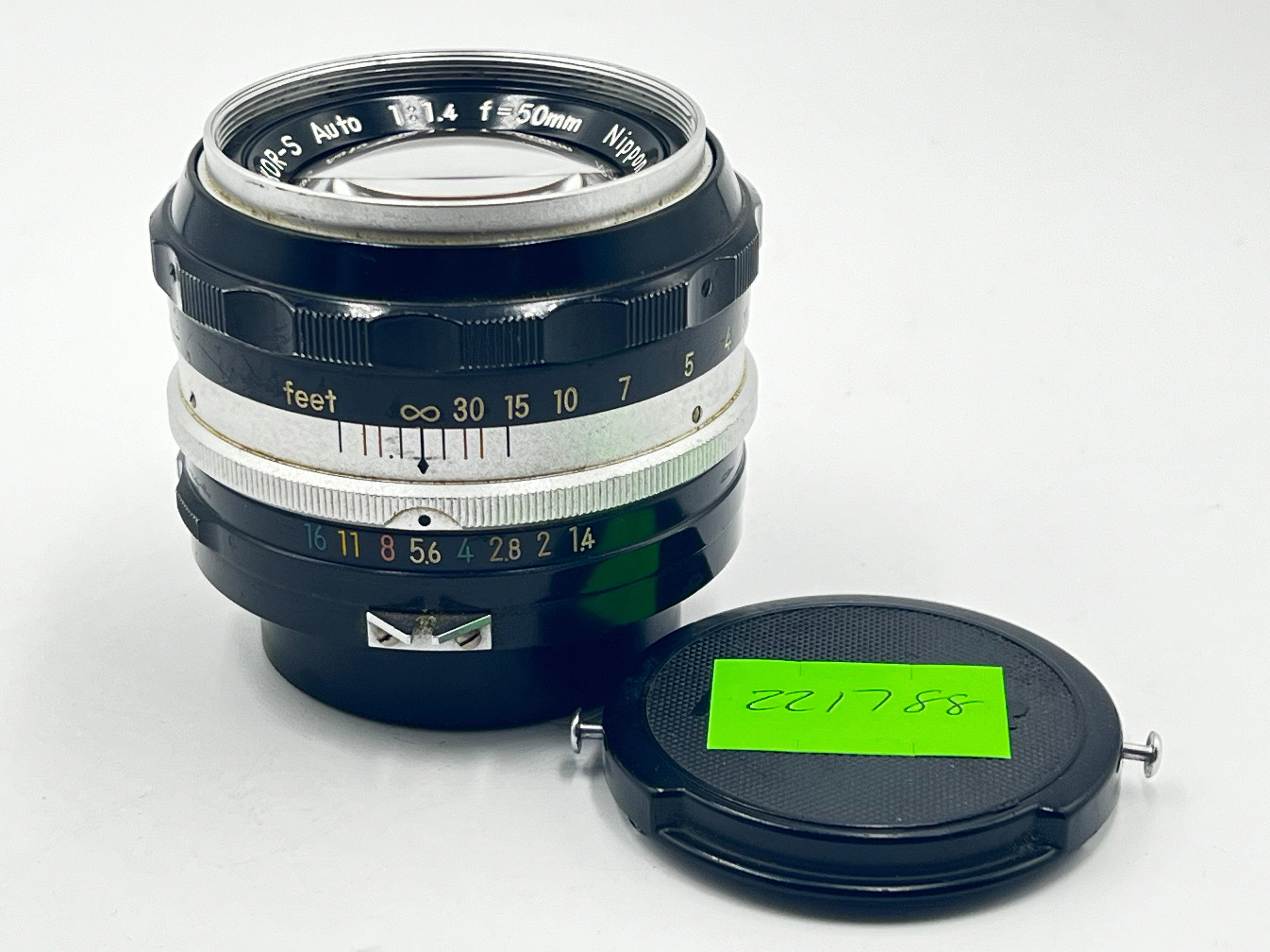 Used Nikon 50mm f1.4 Nikkor-S (F-mt) Lens