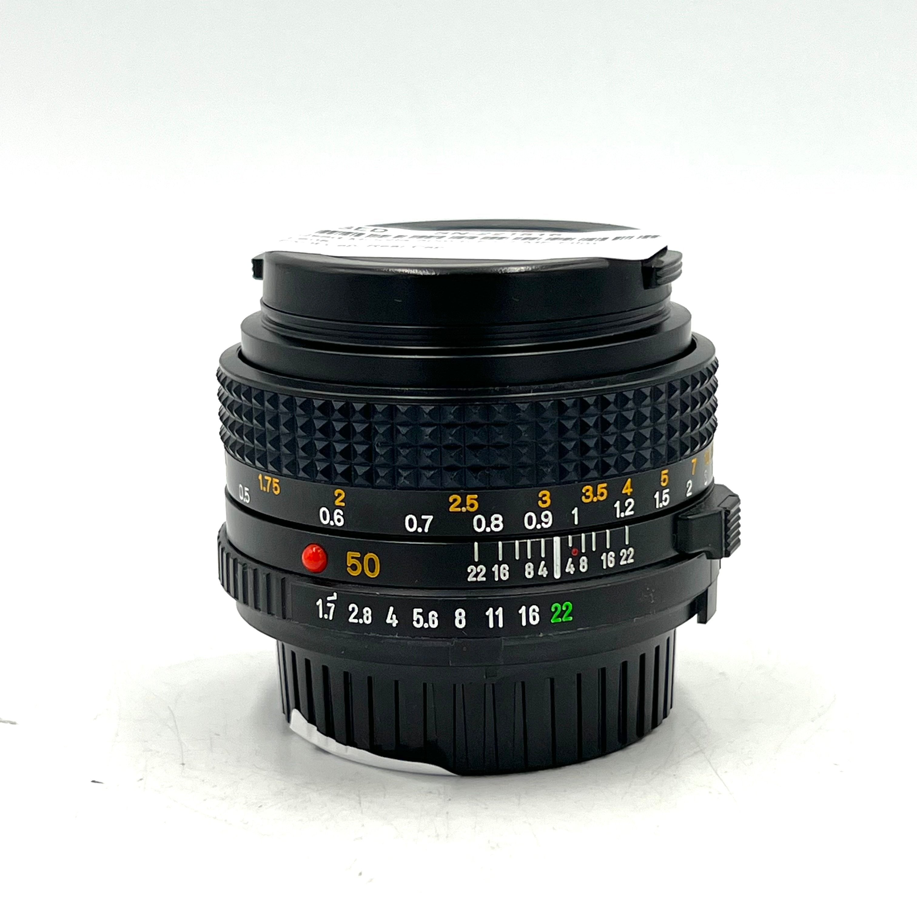 Used Minolta 50mm F1.7 MF Film Lens