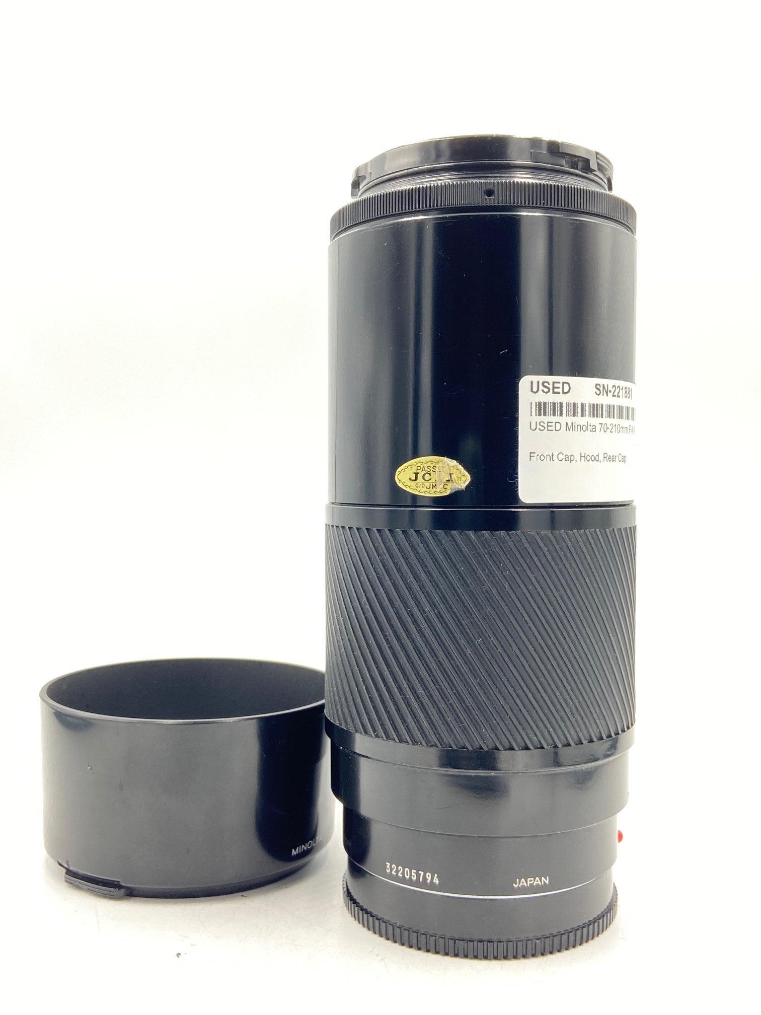 USED Minolta 70-210mm F/4 AF Lens