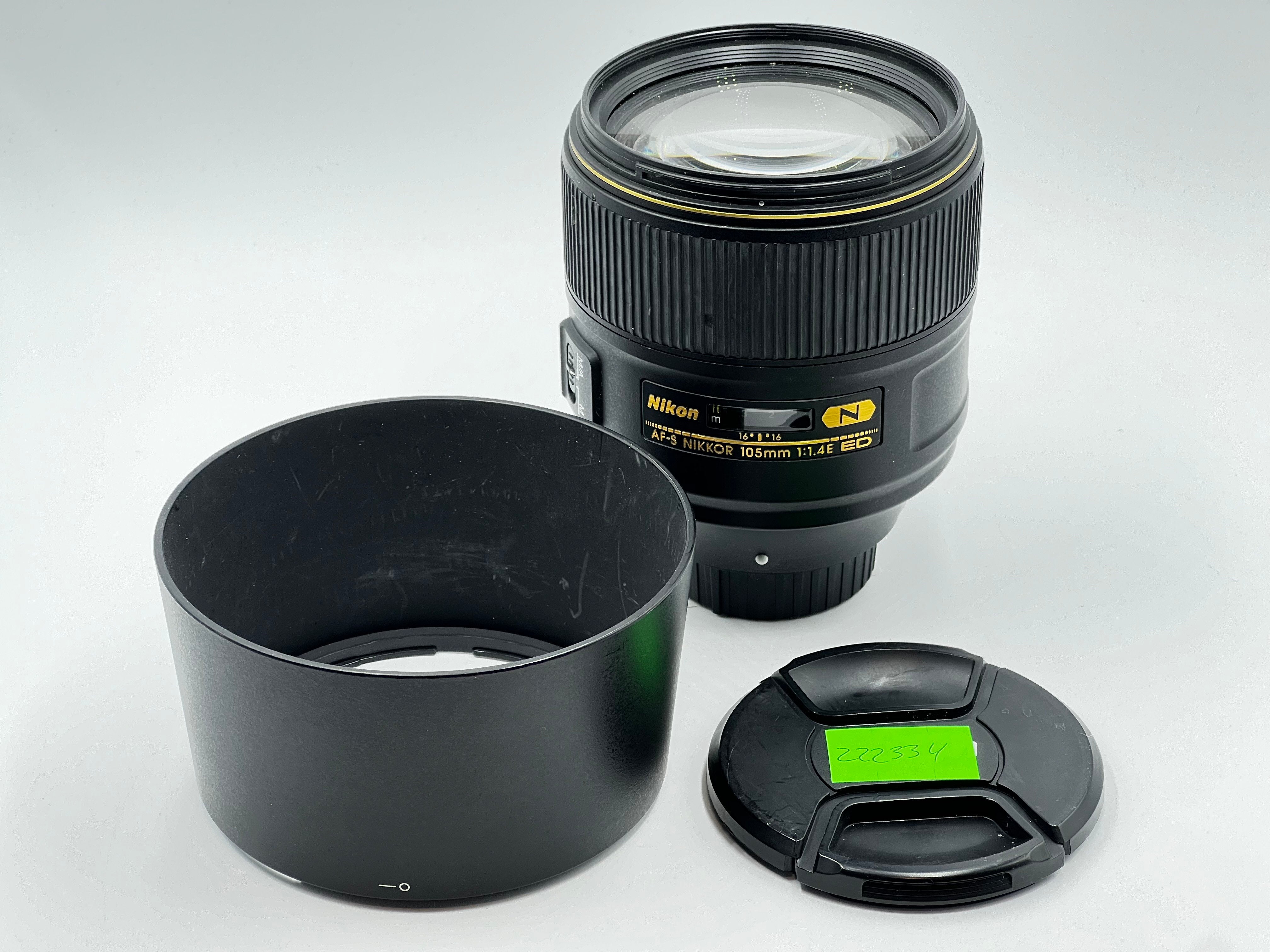 USED Nikon 105mm F1.4 E ED AF-S Lens