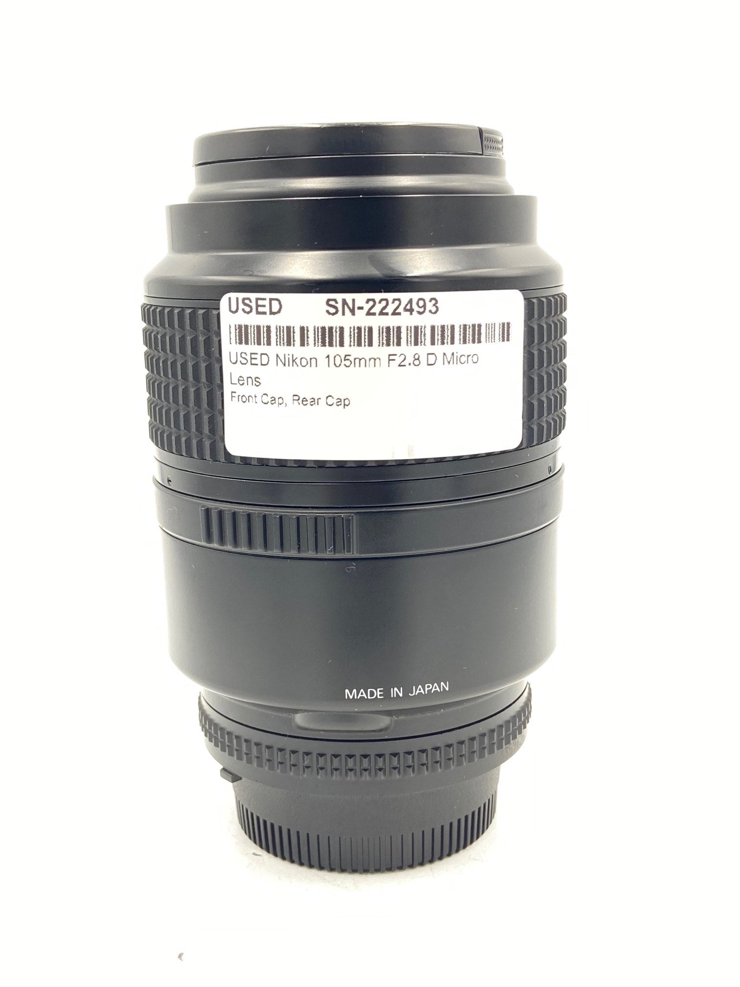 USED Nikon 105mm F2.8 D Micro Lens