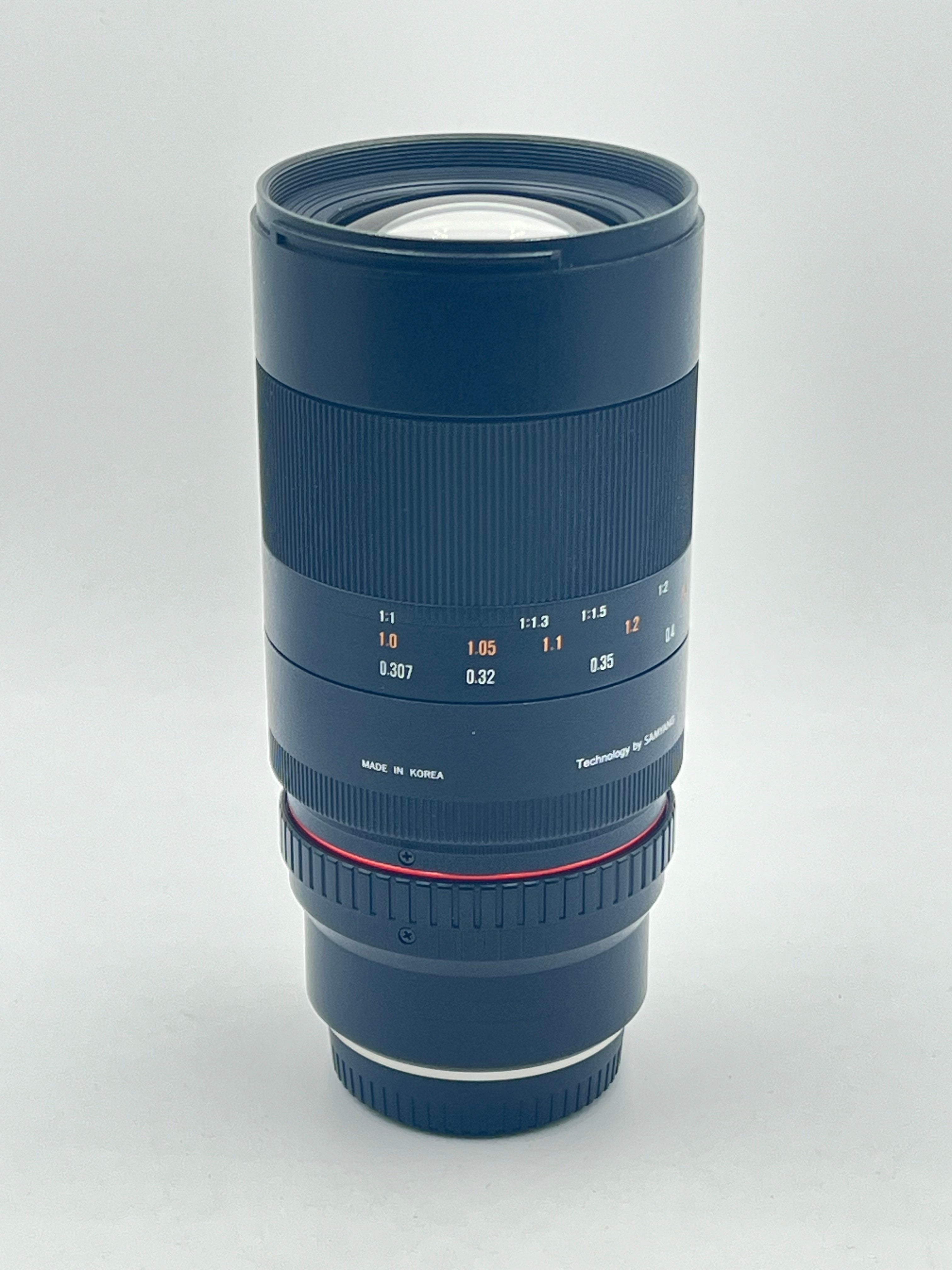 Used Rokinon 100mm f2.8 ED UMC Macro (Fuji-X) Lens