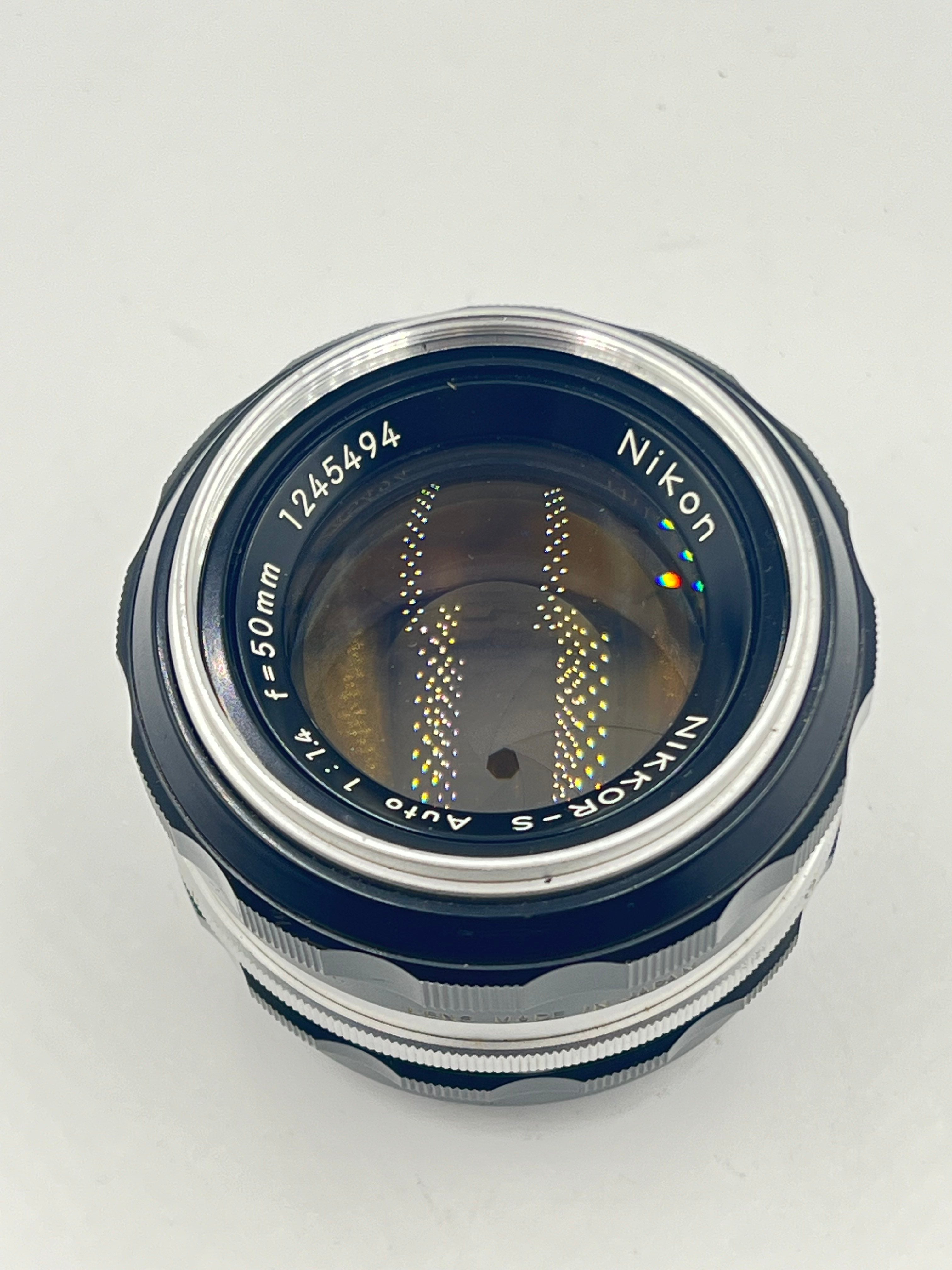 Used Nikon 50mm f1.4 non-AI/F Nikkor-S Lens