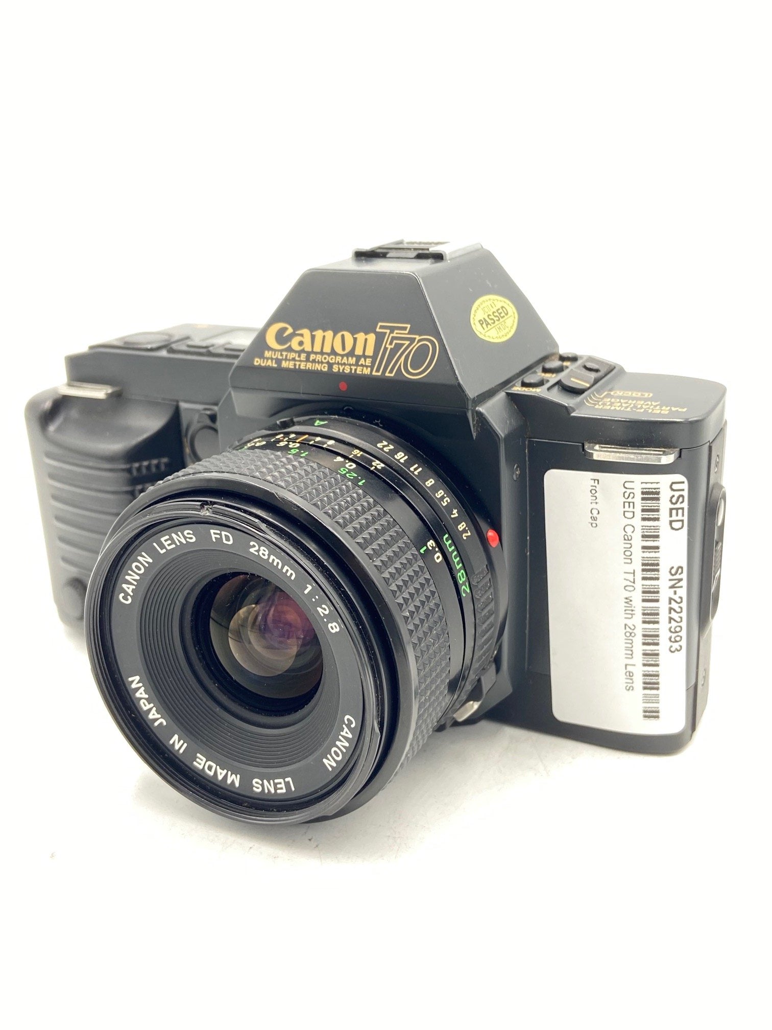 USED Canon T70 with 28mm Lens