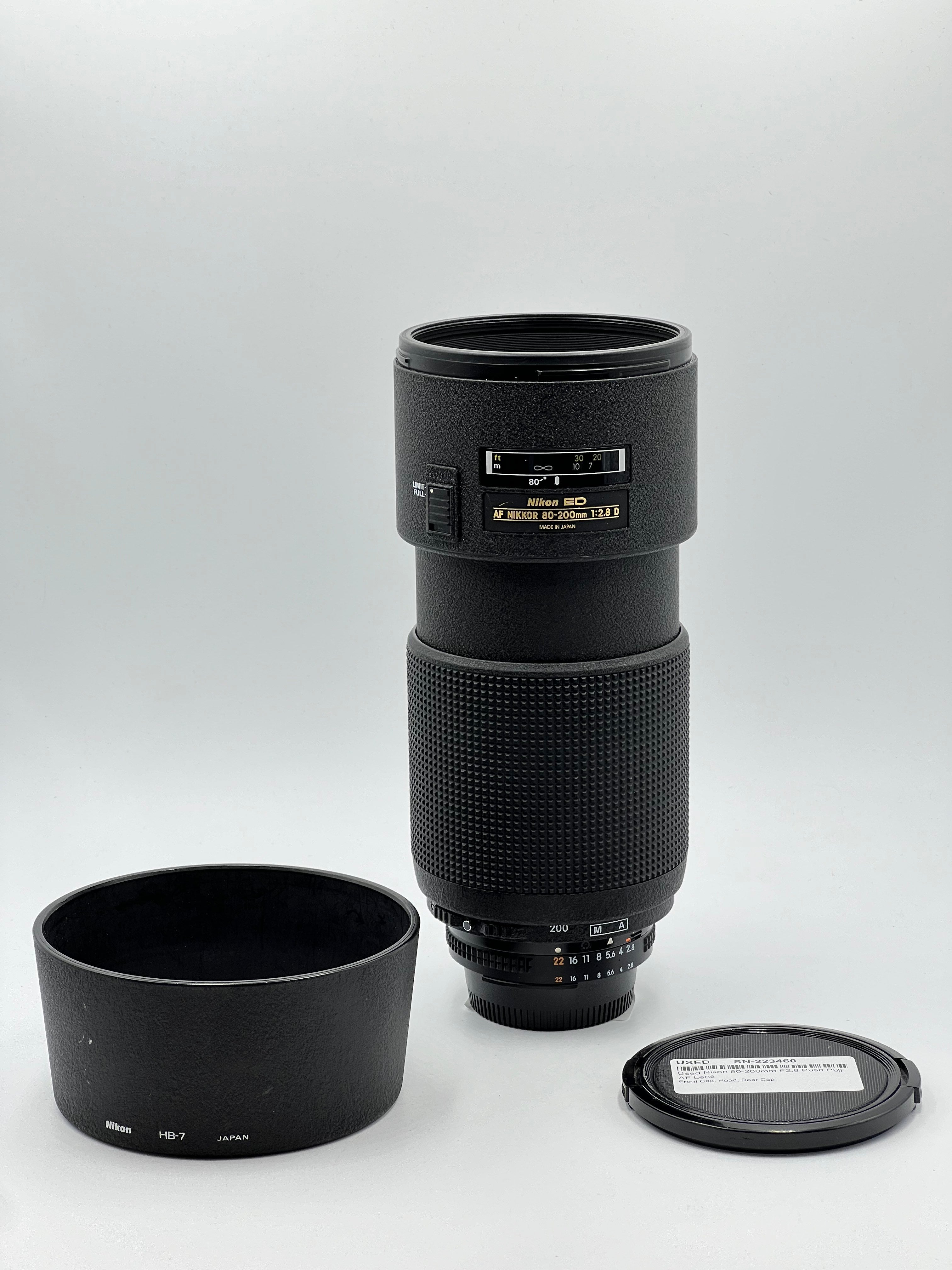 Used Nikon 80-200mm F2.8 Push Pull AF Lens