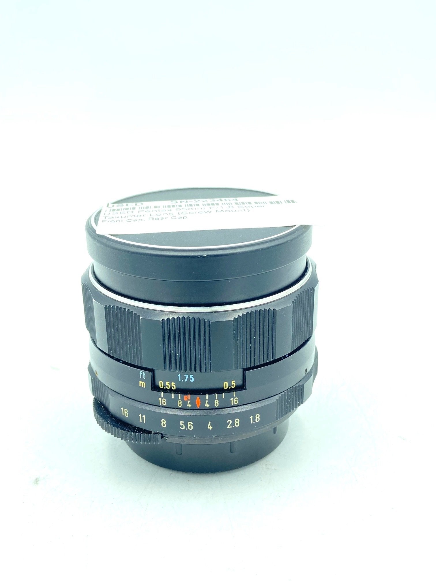 USED Pentax 55mm F/1.8 Super Takumar Lens (Screw Mount)