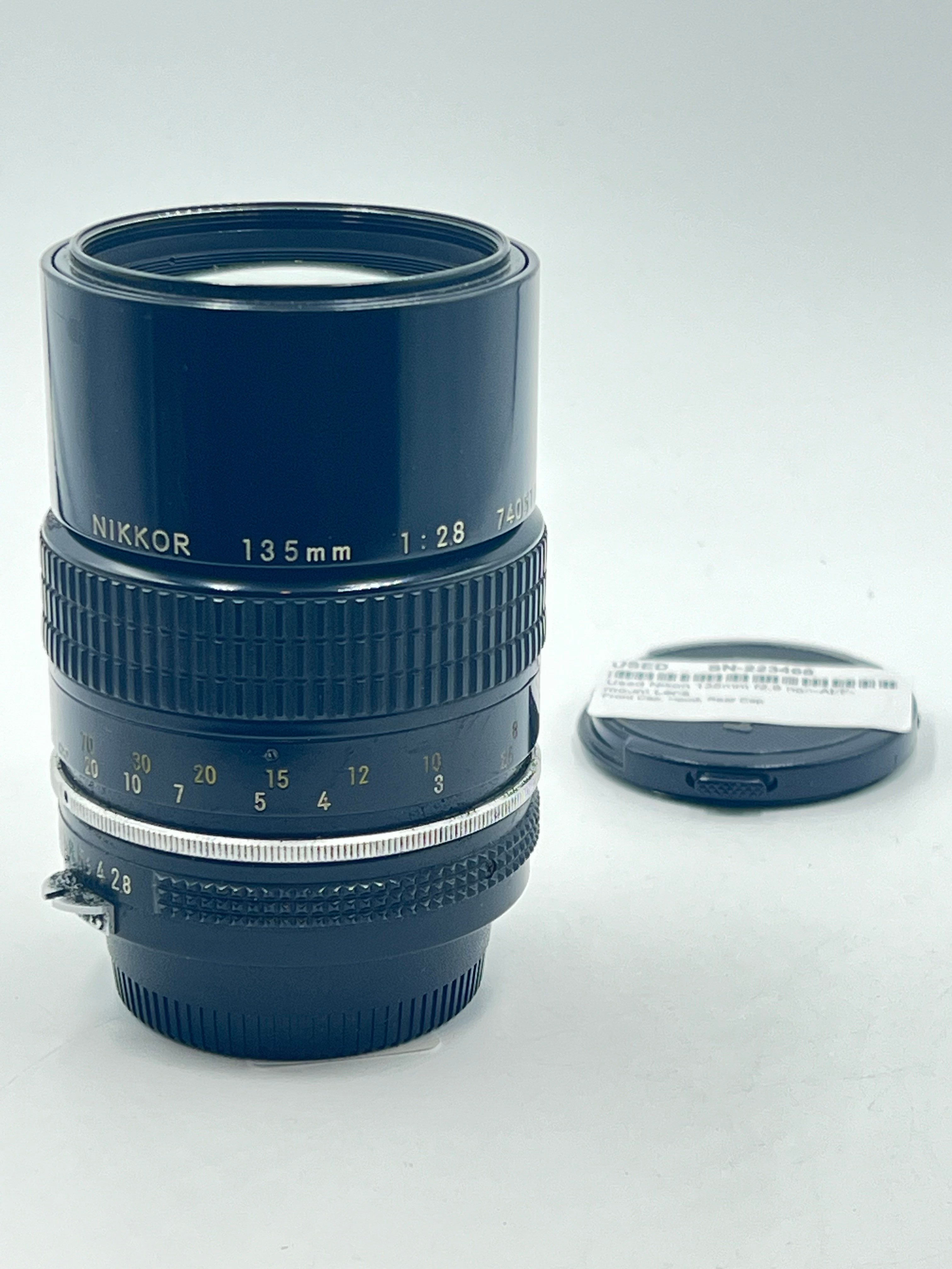 Used Nikon 135mm f2.8 non-AI/F-mount Lens