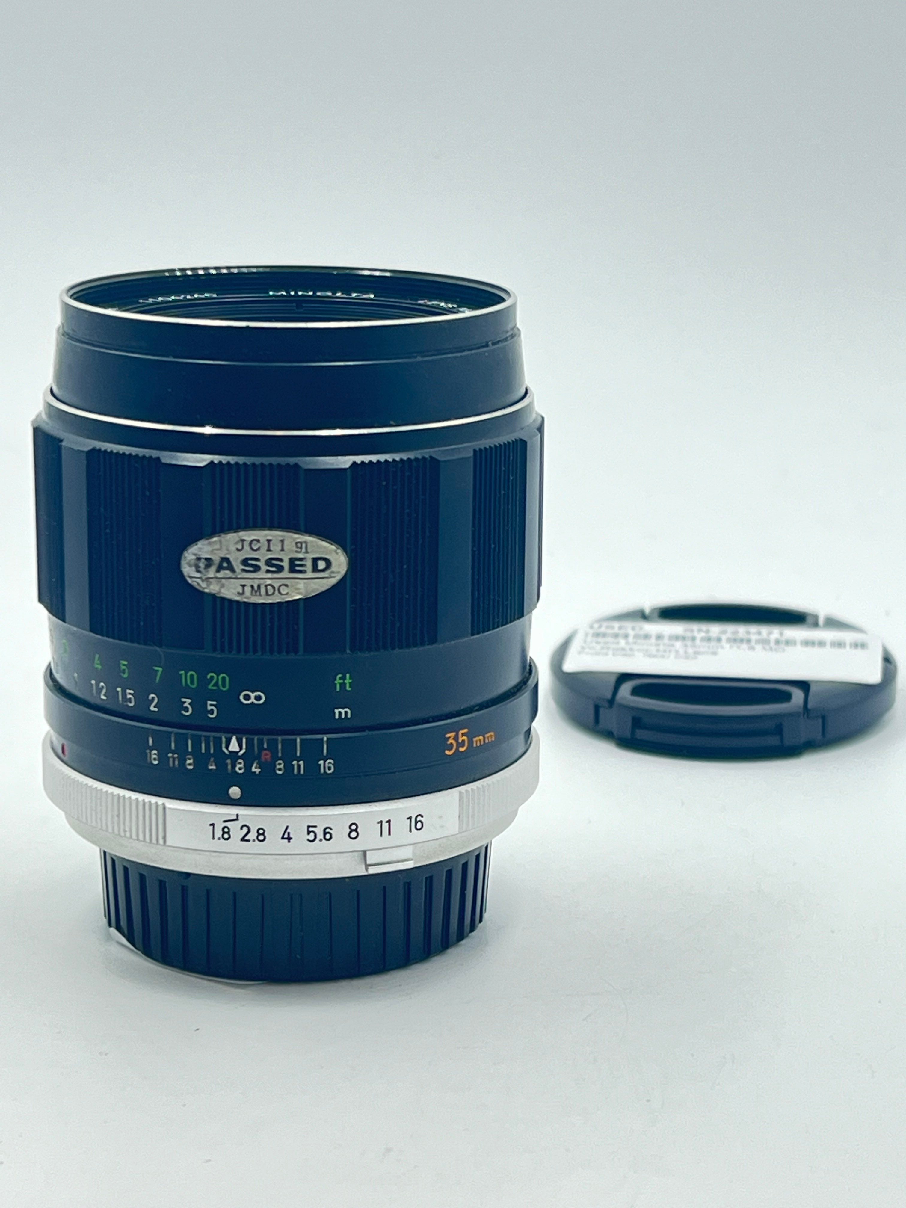 Used Minolta 35mm f1.8 MC W.Rokkor-HH Lens