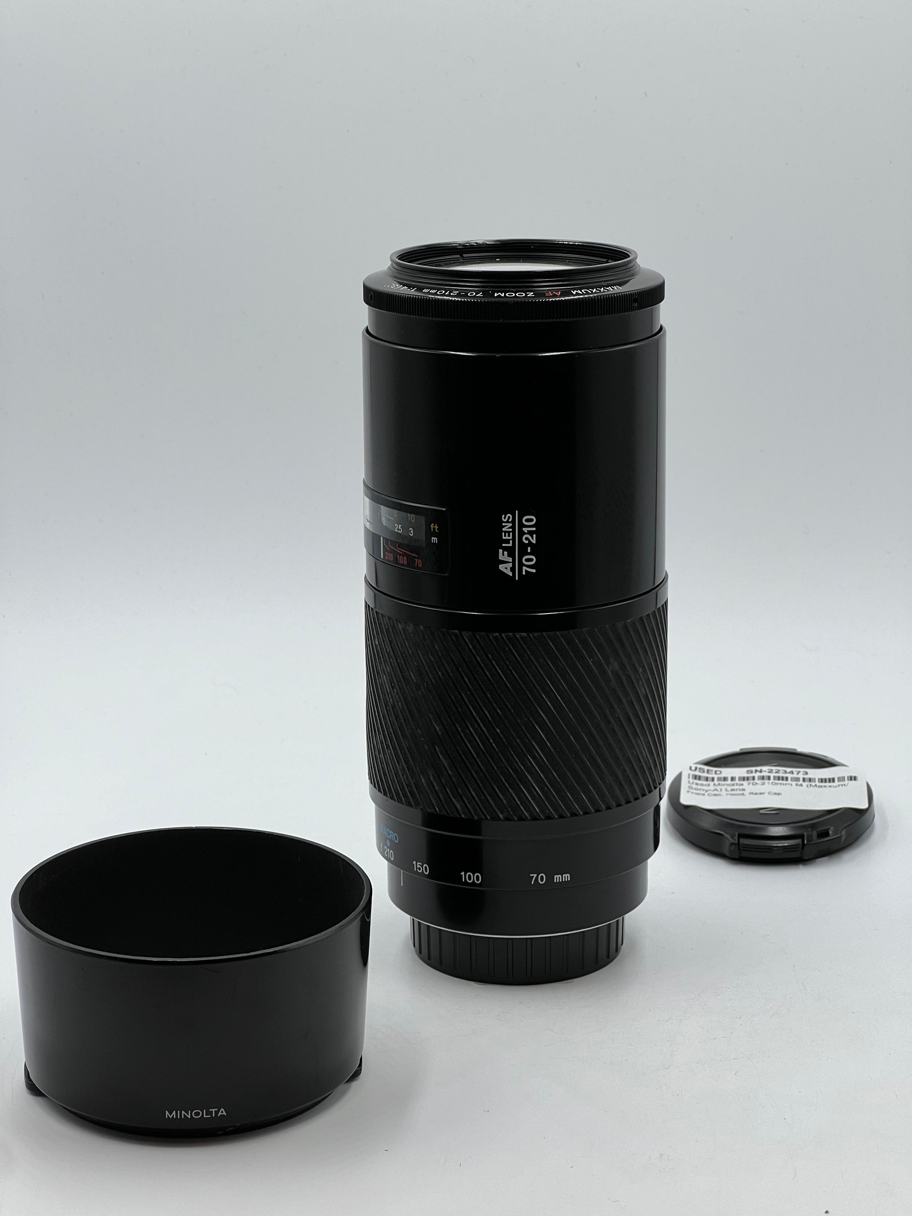 Used Minolta 70-210mm f4 (Maxxum/Sony-A) Lens