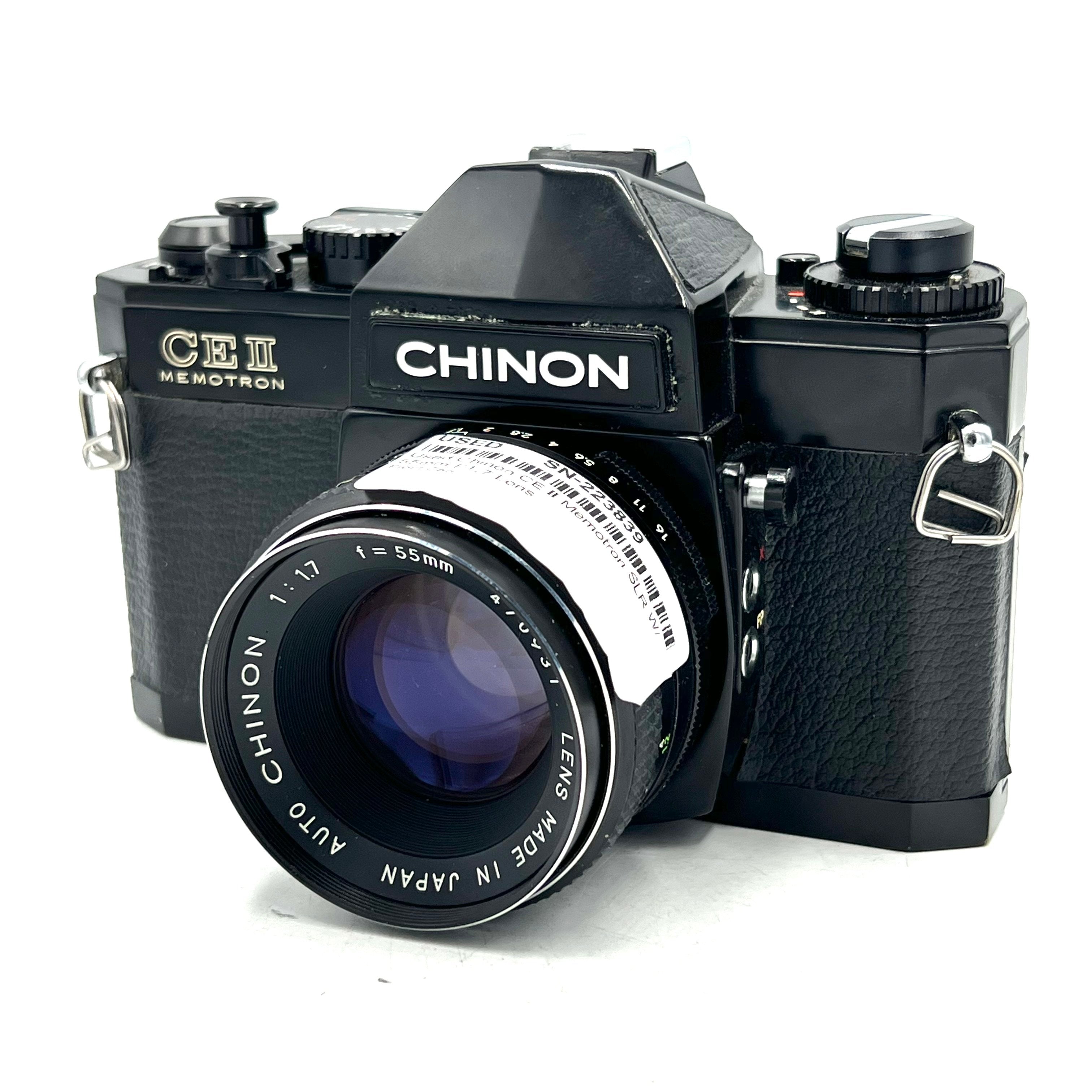 Used Chinon CE II Memotron SLR W/ 55mm F1.7 Lens