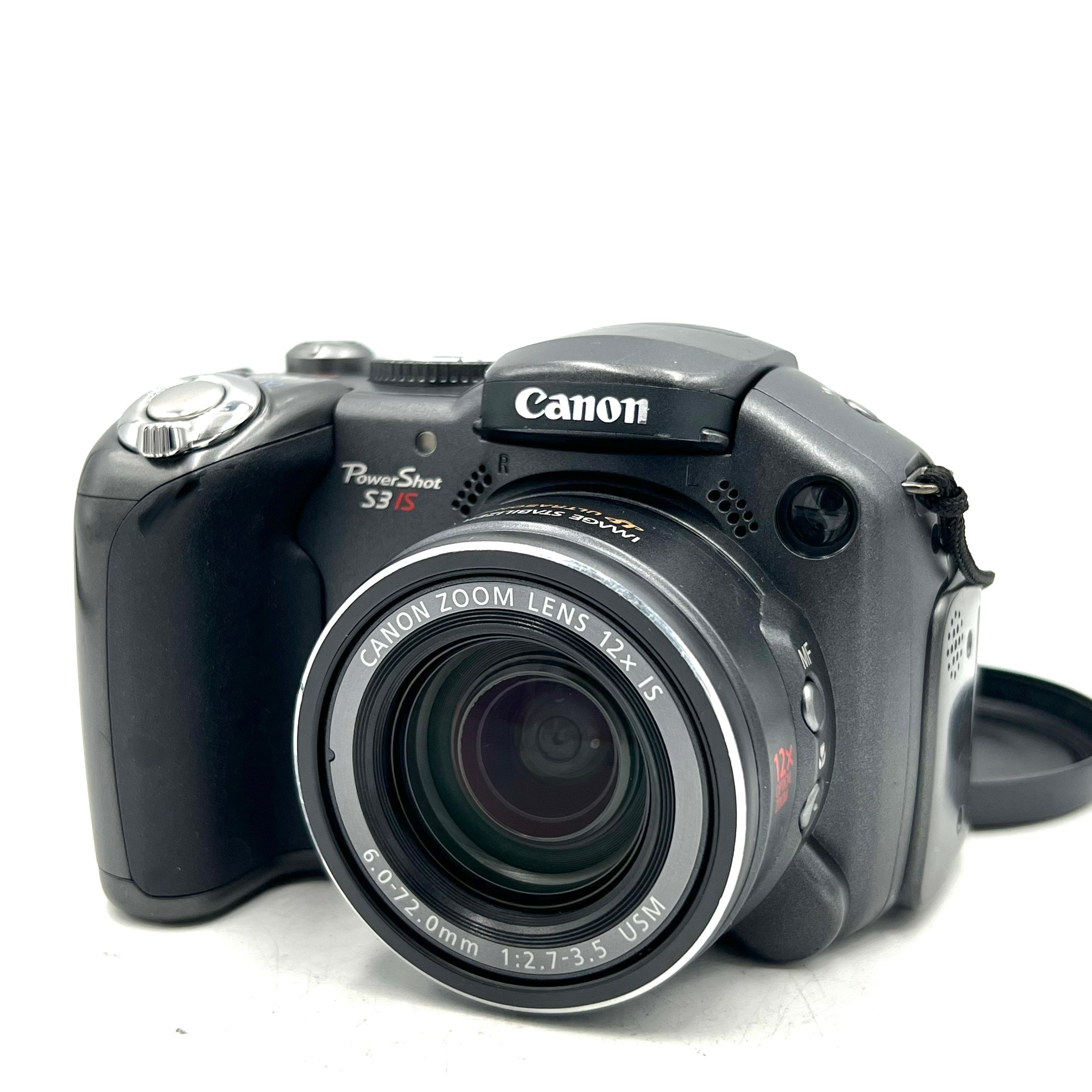 Used Canon Powershot S3 IS Digital Point and Shoot Camera